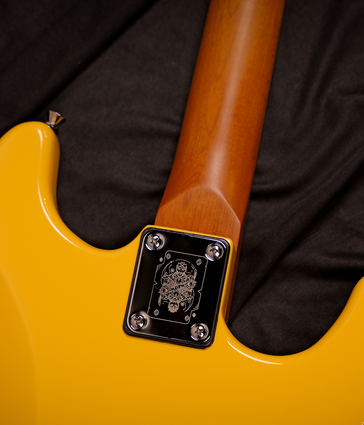 Strydom ST30M Left handed Pastel Yellow HSS Mini Humbucker