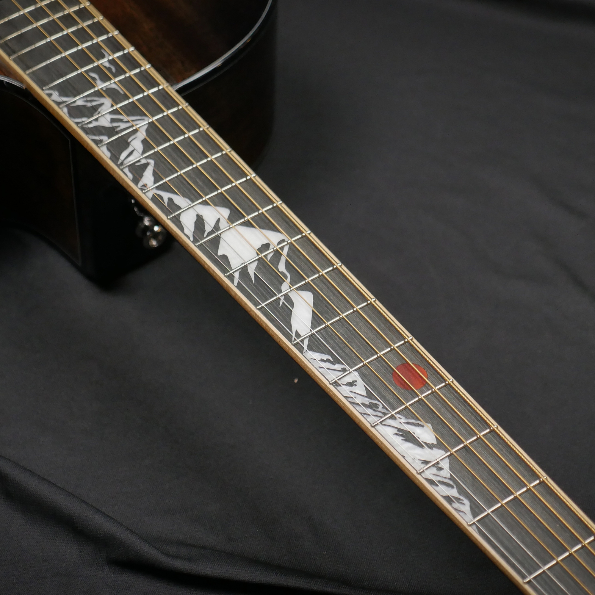 Strydom GA241C Red moon Acoustic guitar Black