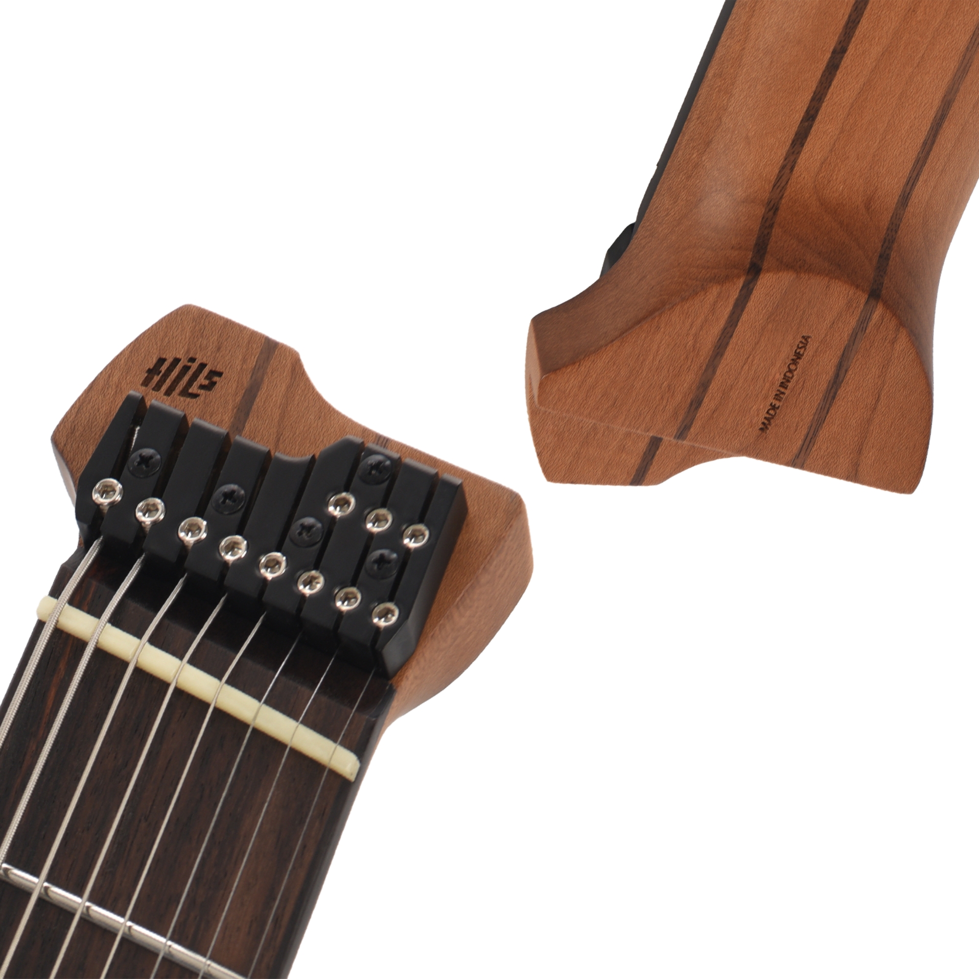 Hex Guitars HZ8 SBK 8-String Headless Guitar