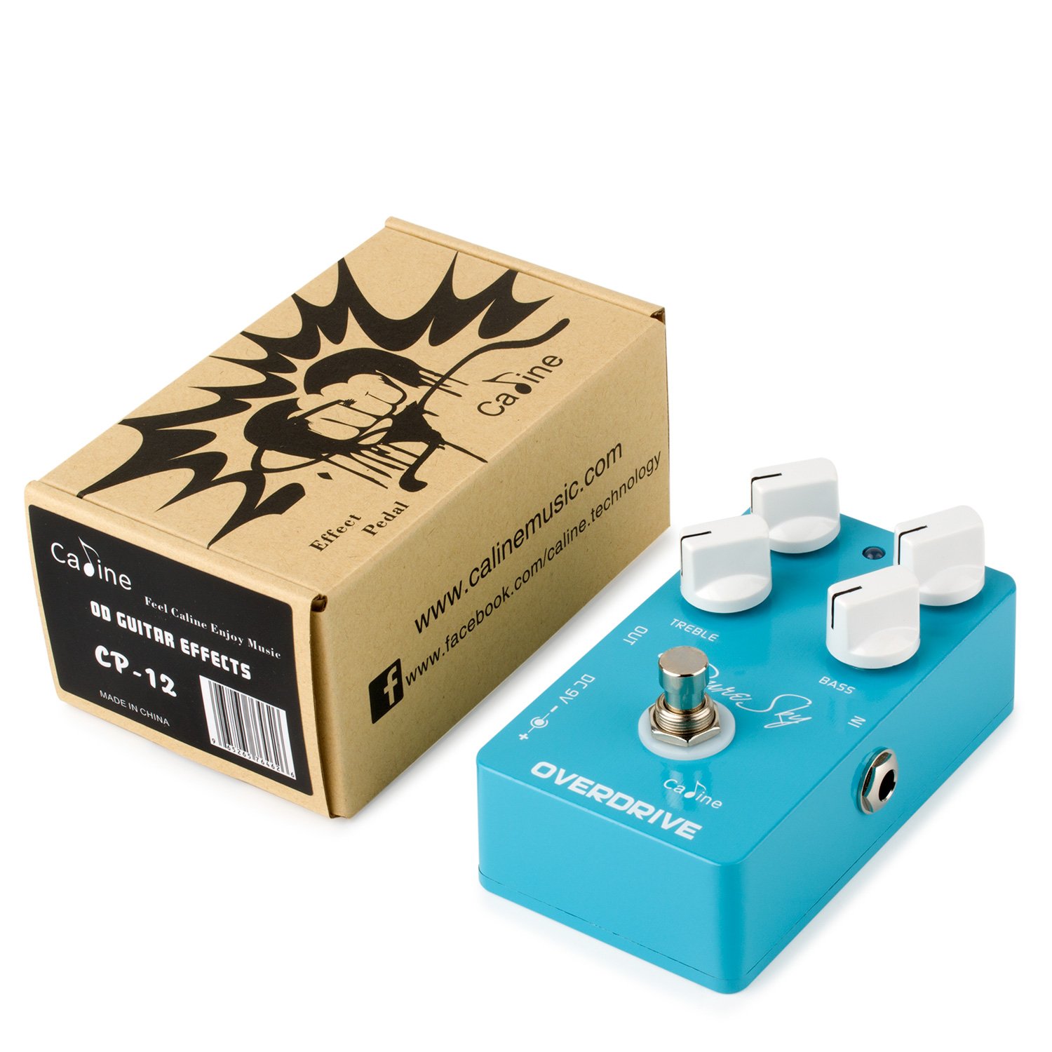 Caline CP-12 Pure Sky Overdrive Pedal  Transparent EQ Drive