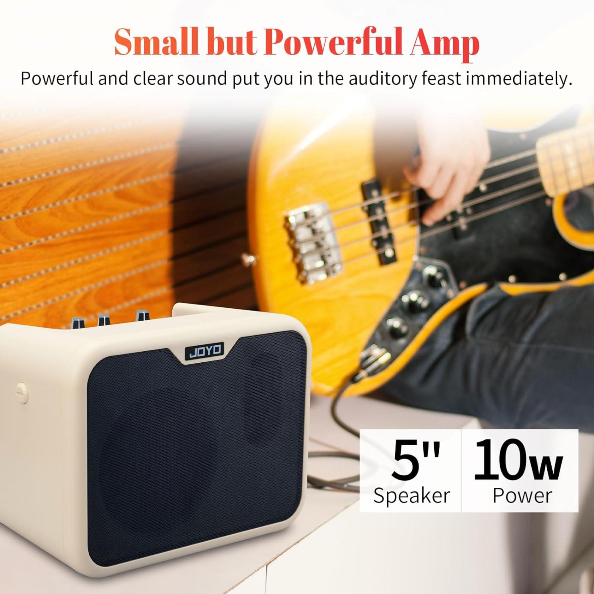 Joyo MA-10 10W Bass guitar Amplifier 8 Speaker with Bluetooth
