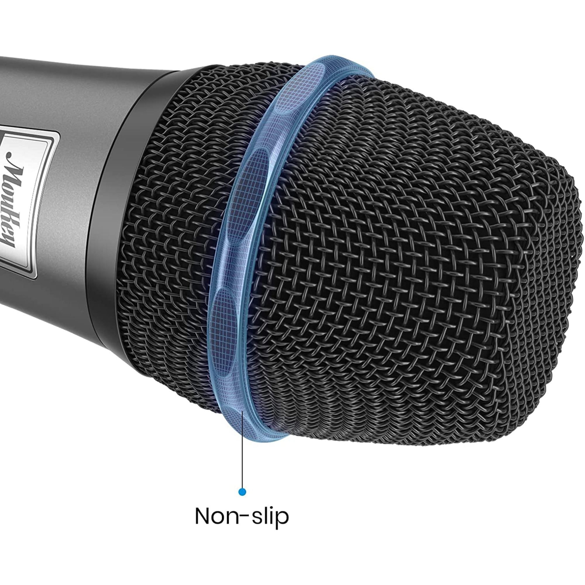 Moukey Dynamic Microphone Karaoke Microphone with 13 ft Cable Metal Handheld Cardioid Wired Mic Microphone for SingingStageChristmas Party Compatible wKaraoke MachinePA SystemAmpMixer Grey