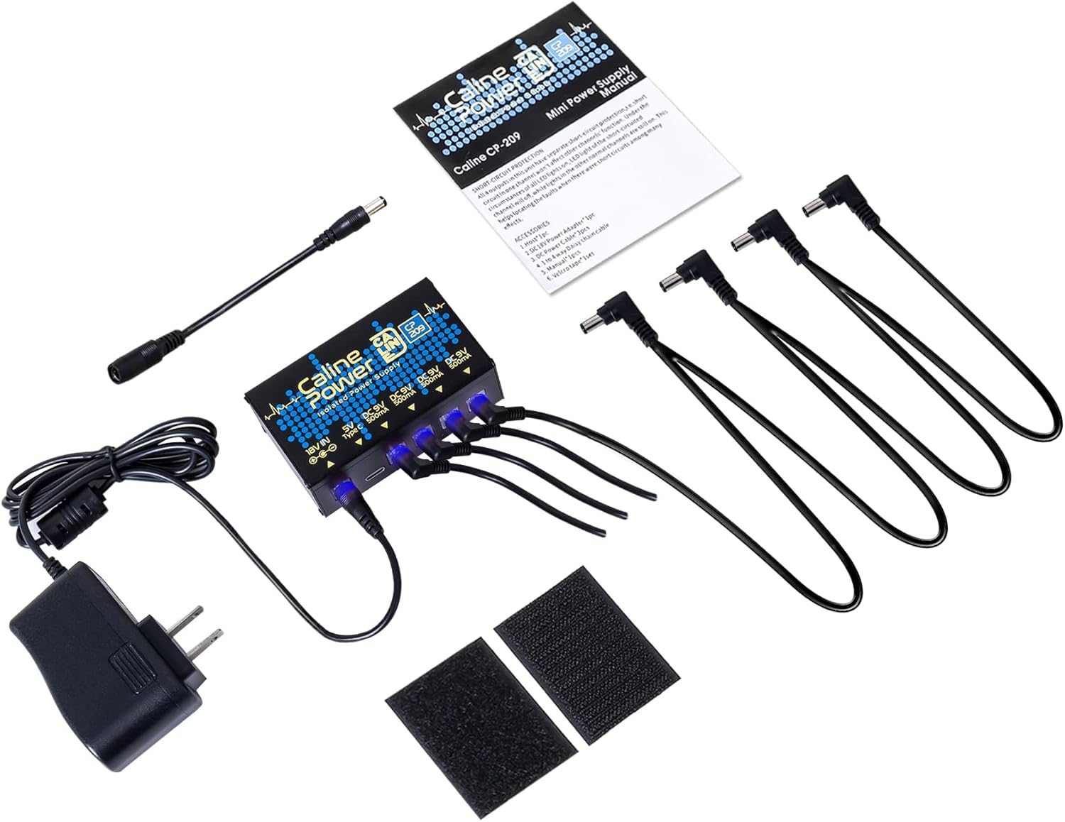 Caline CP-209 Mini Fully Isolated Pedalboard Power Supply