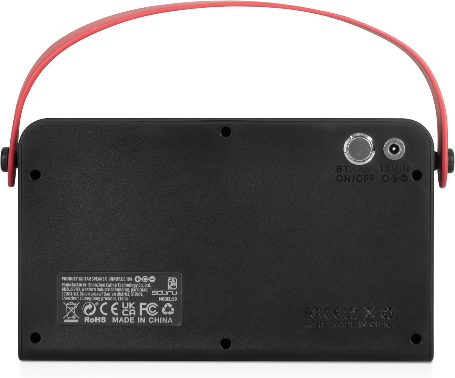 Caline Scuru S8G Portable Guitar Amplifier 20W with Bluetooth  Effects