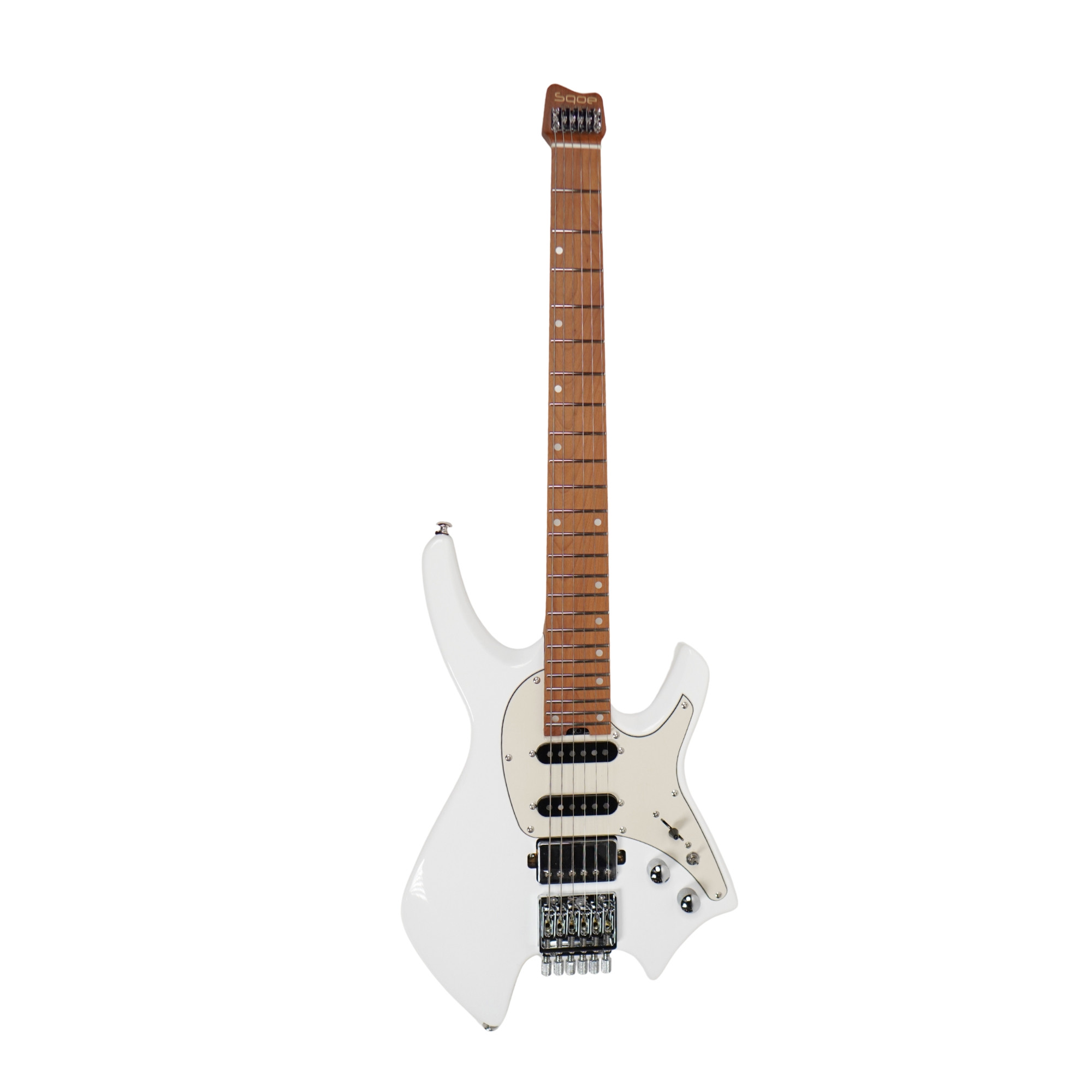 SQOE Headless Electric guitar SEWT700 - Pearl White HSS