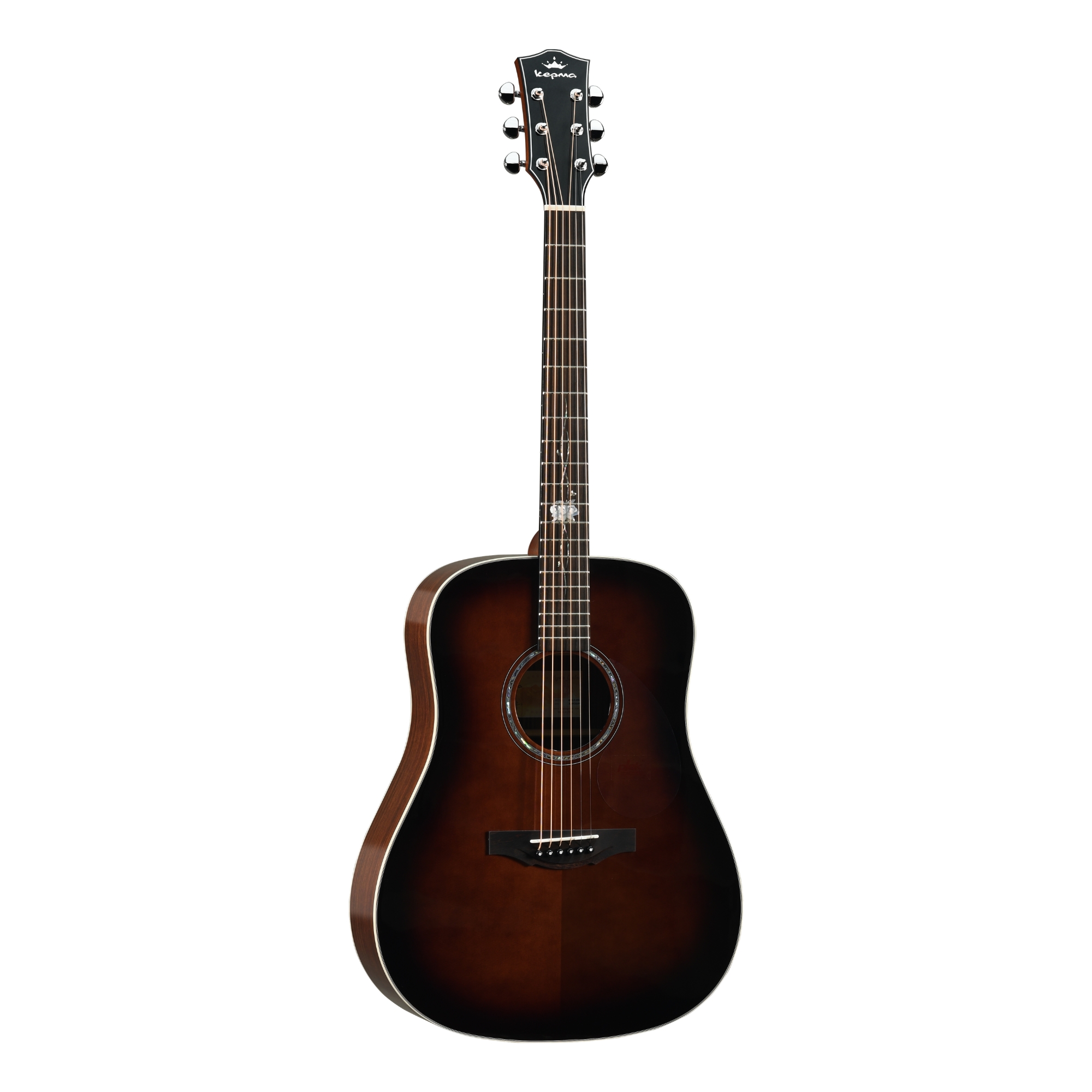 Kepma G1SE D Vintage Semi Acoustic Guitar with L1 Loop Pickup Dreadnought Guitar