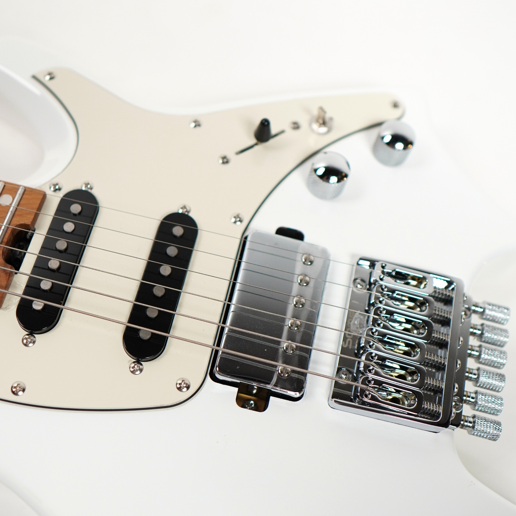 SQOE Headless Electric guitar SEWT700 - Pearl White HSS