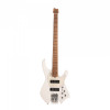 SQOE SBWT700 Pearl White 4-String Headless Electric Bass | Roasted Maple | India