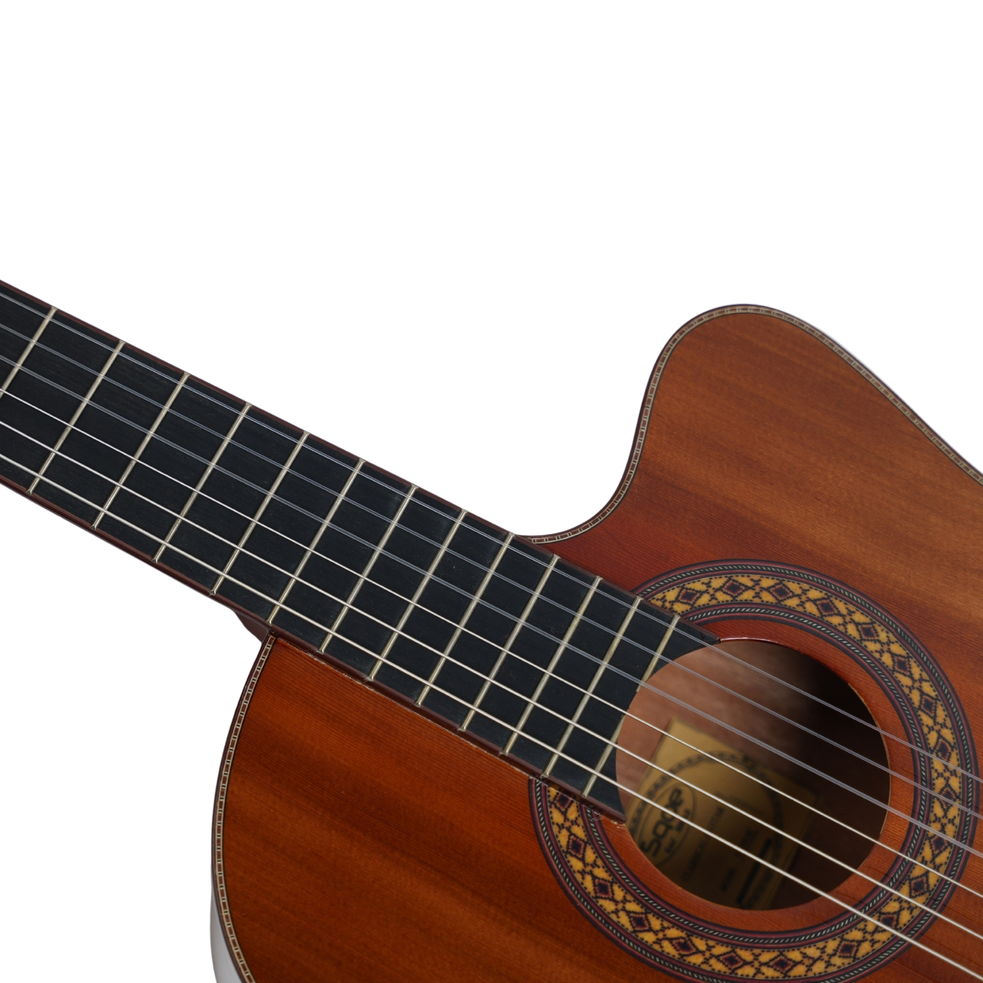 SQOE EC3968C Cedar Natural Classical Guitar