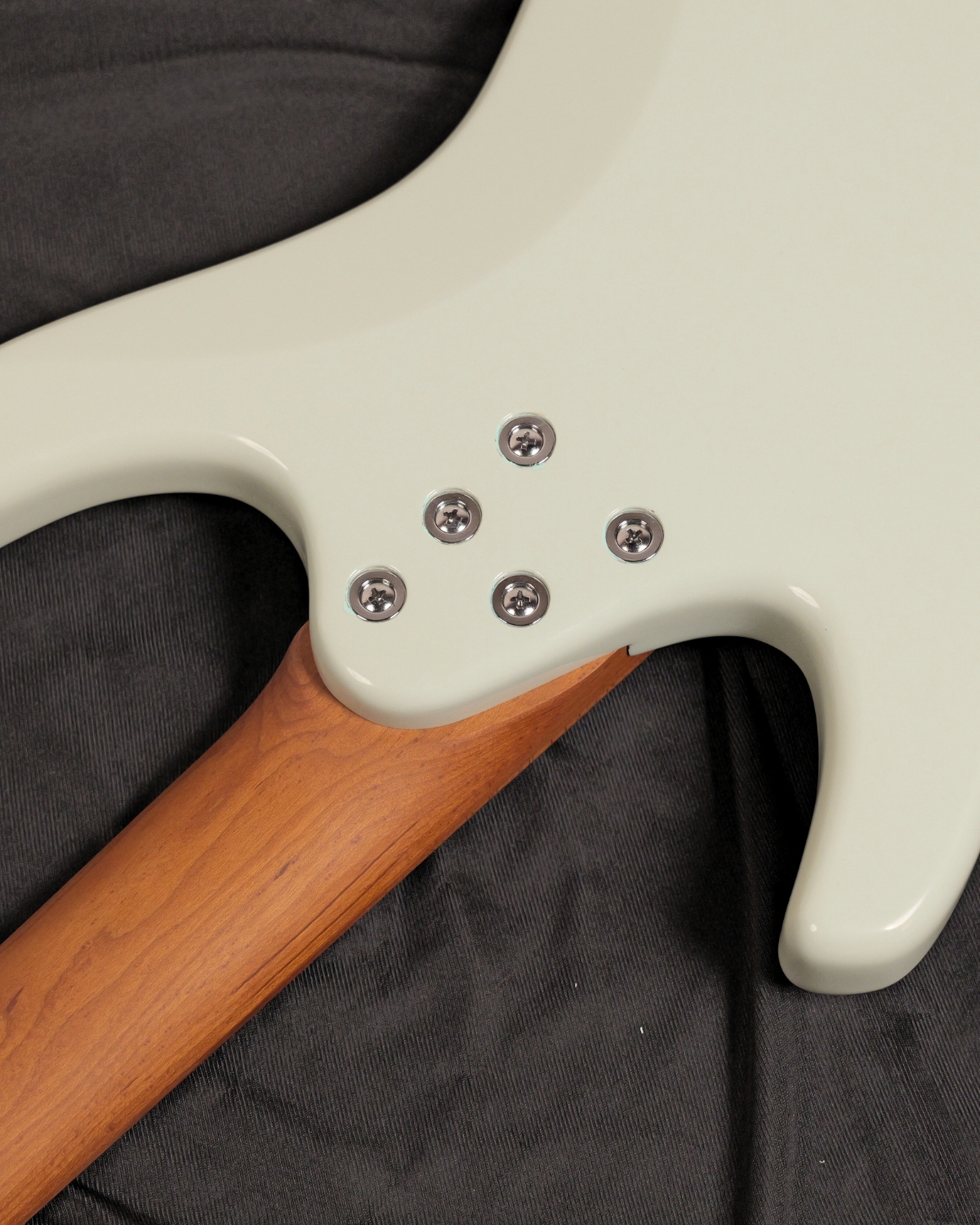 SQOE SBWT700 Surf Green 4-String Headless Electric Bass Roasted Maple India