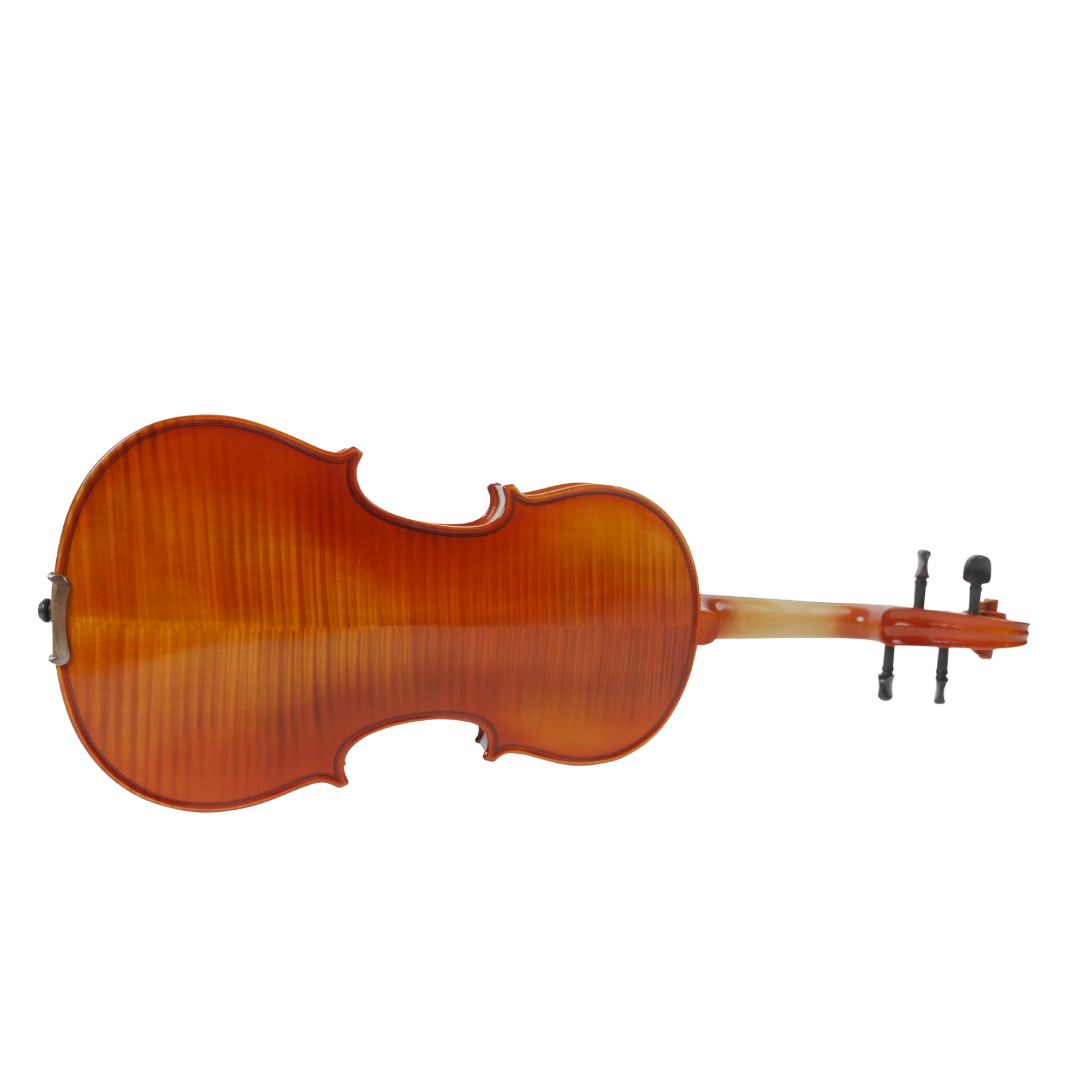 PR VNF103E Acoustic Violin Spruce Top Flame Maple Ebony Fittings Bow Case