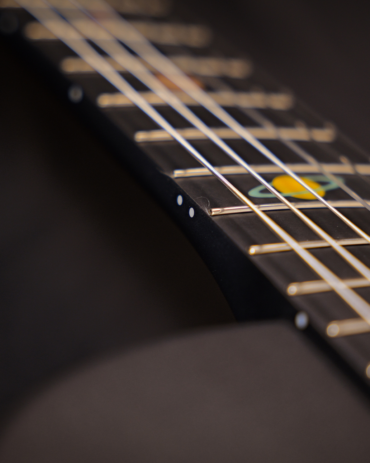 Natasha Cosmos NSX Carbon Fibre Classical Guitar with Smart Pickup Cosmic black