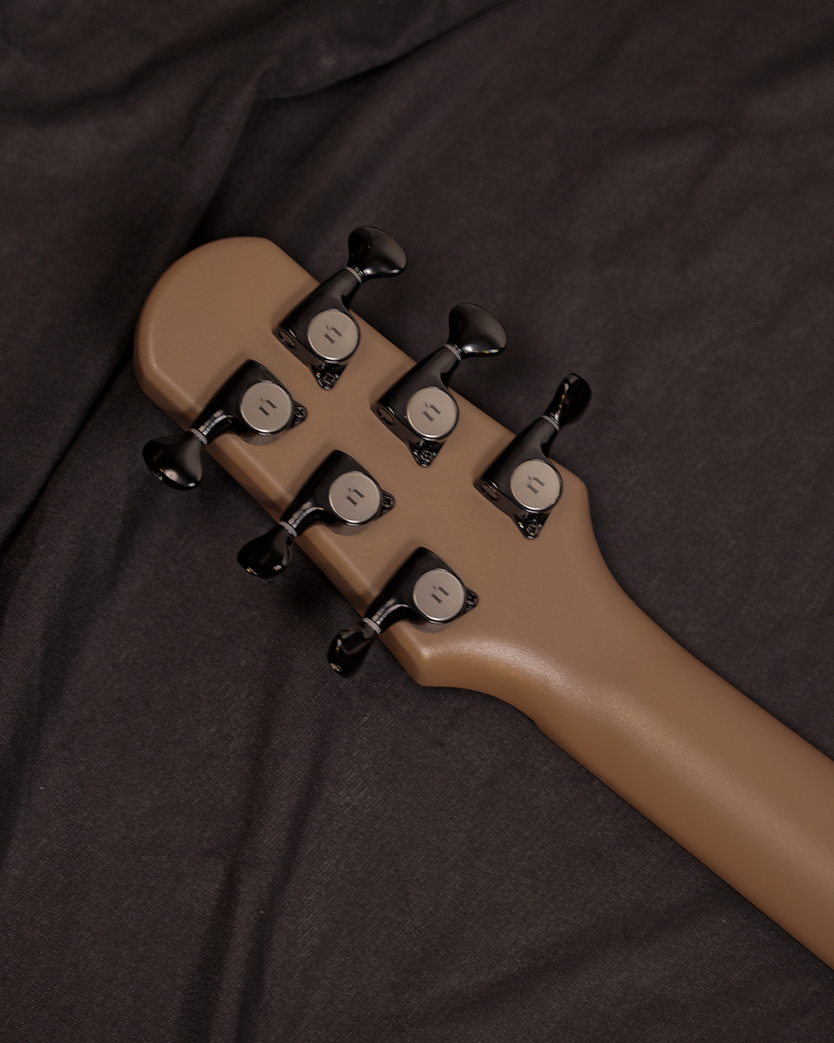 Natasha Asteroid NSX Carbon Fibre Acoustic Guitar with Smart Pickup Latte