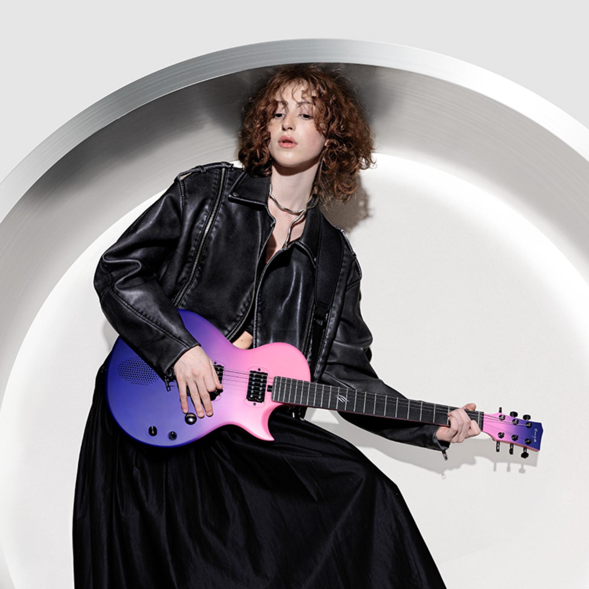 Enya Nova GO Sonic smart electric guitar cosmic purple exclusive thickened bag Type-C charging cable