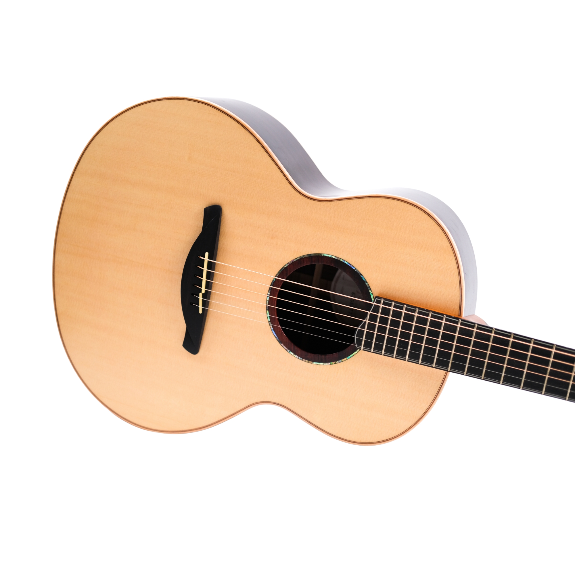 Hsienmo F shape custom 3A Spruce 3A wild east indian rosewood acoustic guitar