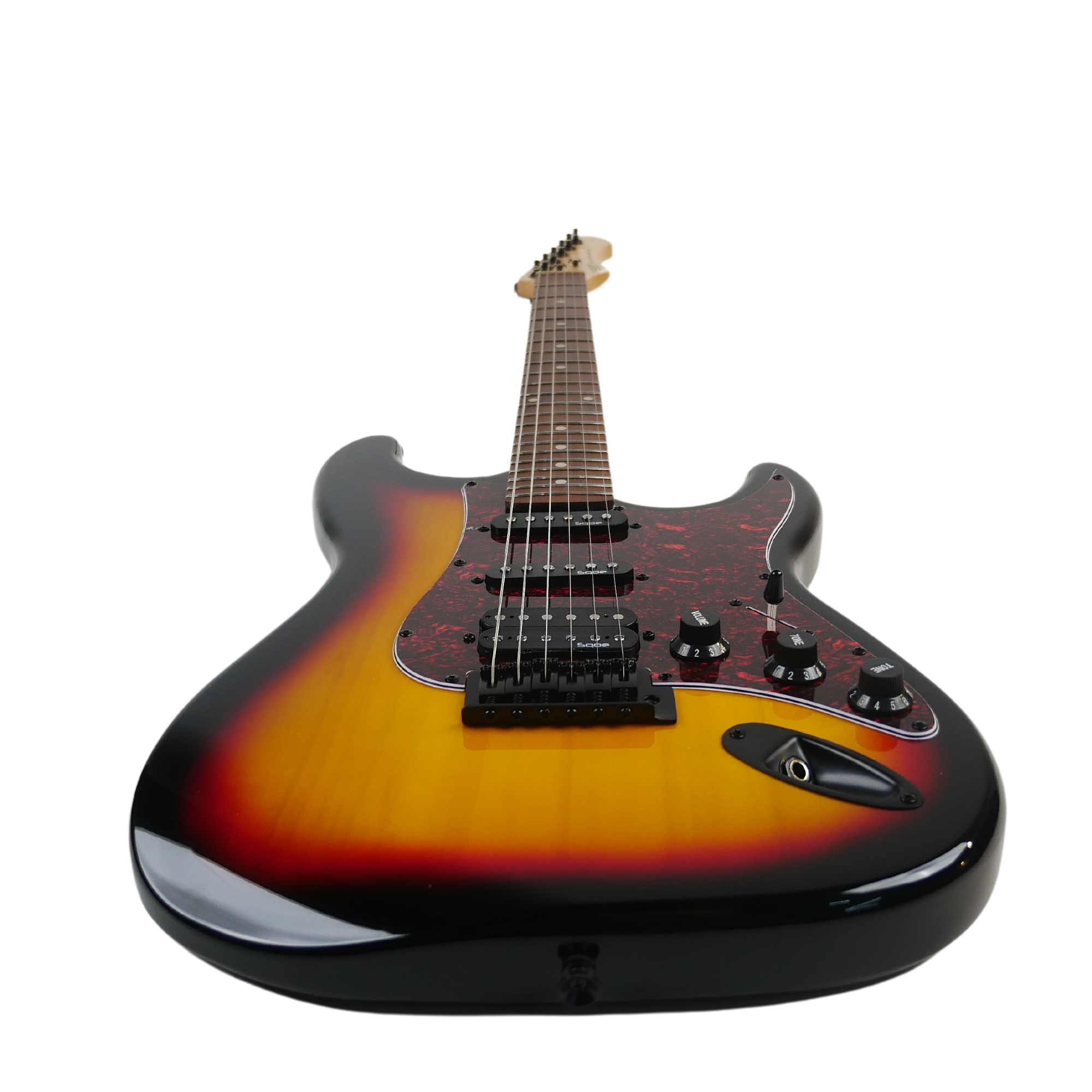 SQOE SEST230 AUTUMN BURST SB HSS Electric guitar