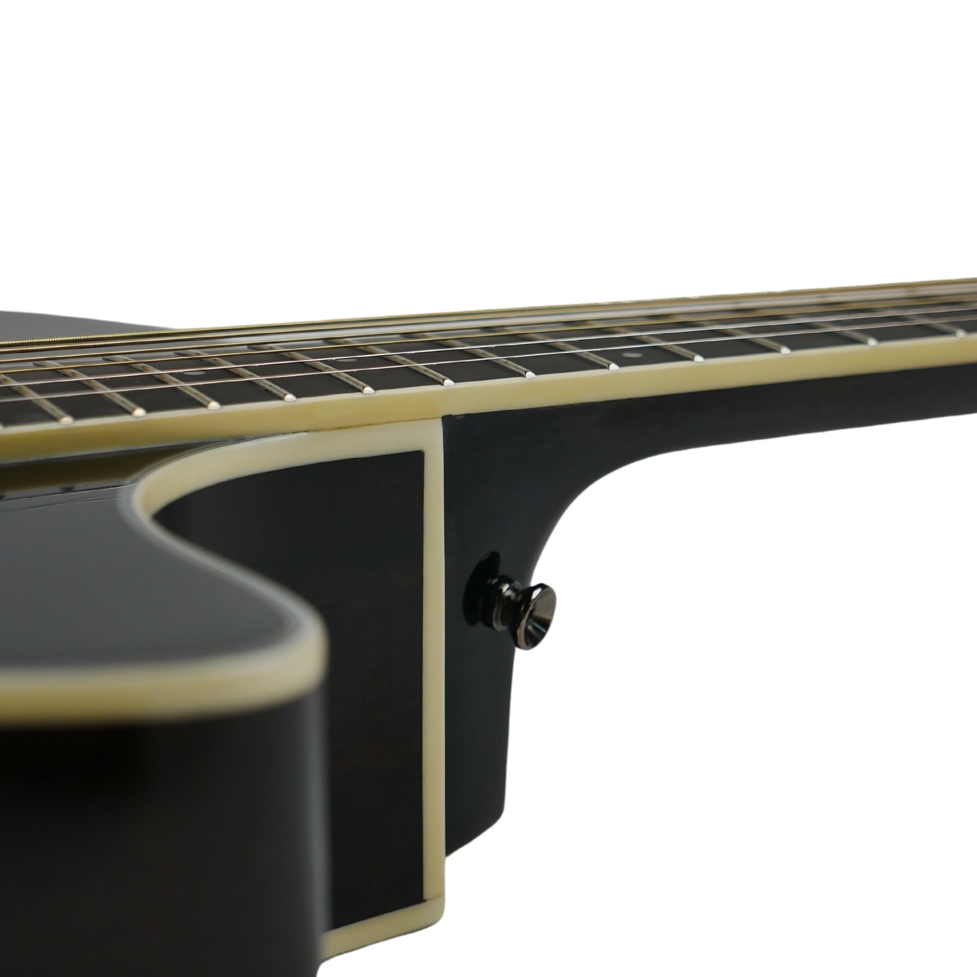 SQOE S340 FGCS Solid top Acoustic guitar - Trans Black