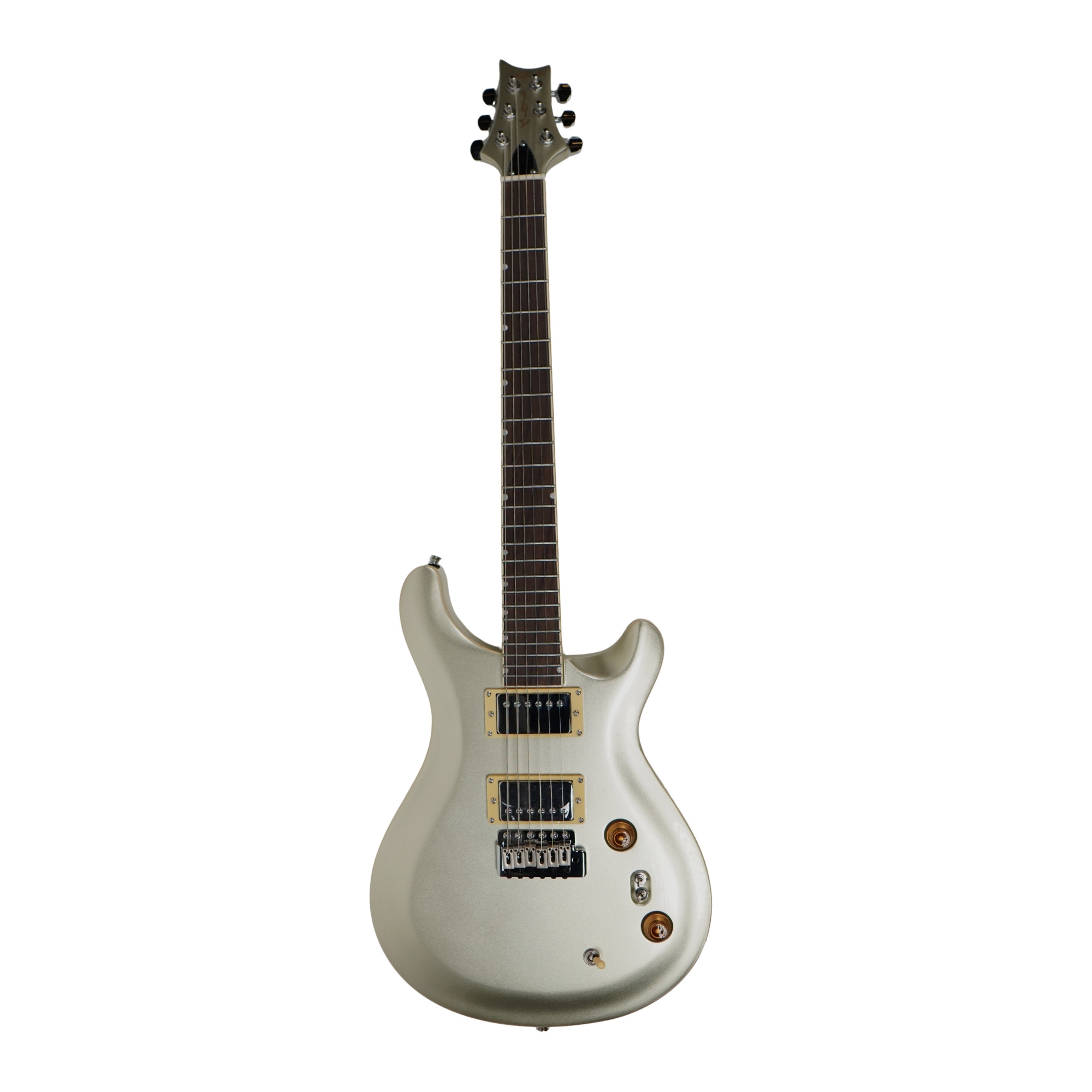SQOE SE200 Champagne Electric Guitar Wilkinson Tremolo Mirror Gloss Finish