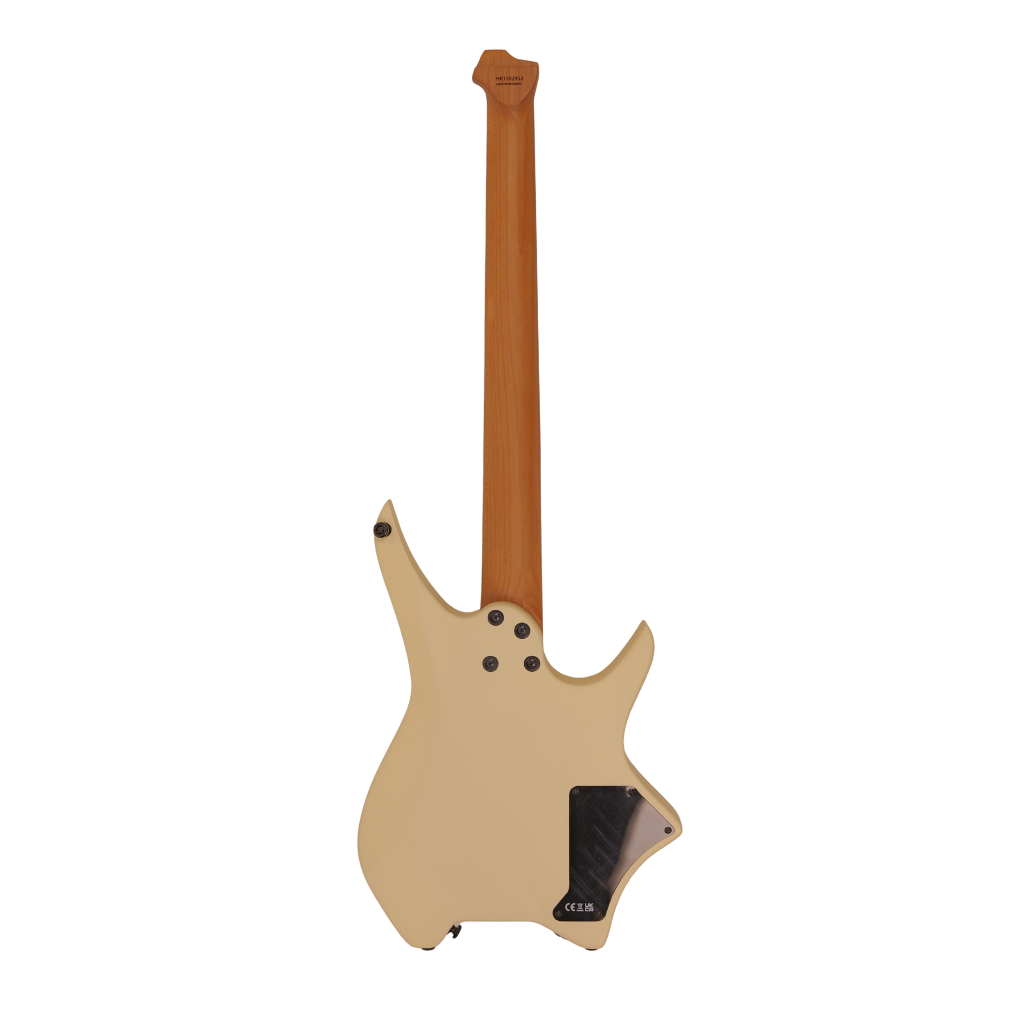 HEX N400L S IVORY WHITE LEFT HANDED - STAINLESS STEEL FRETS