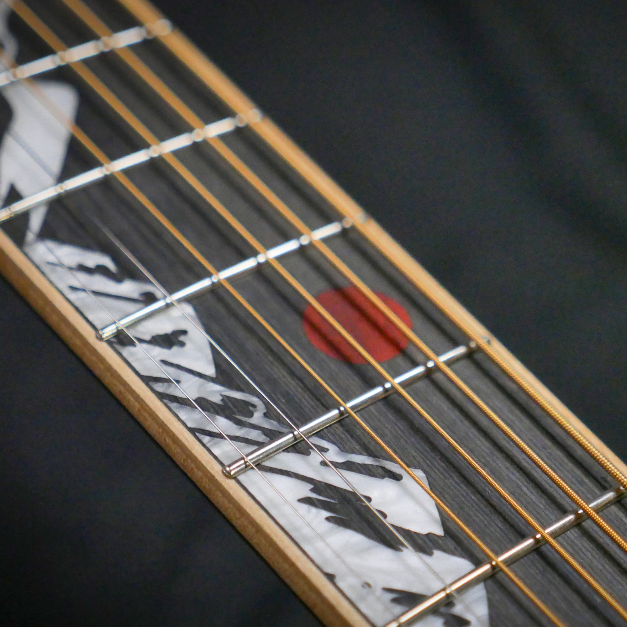 Strydom GA241C Red moon Acoustic guitar Black