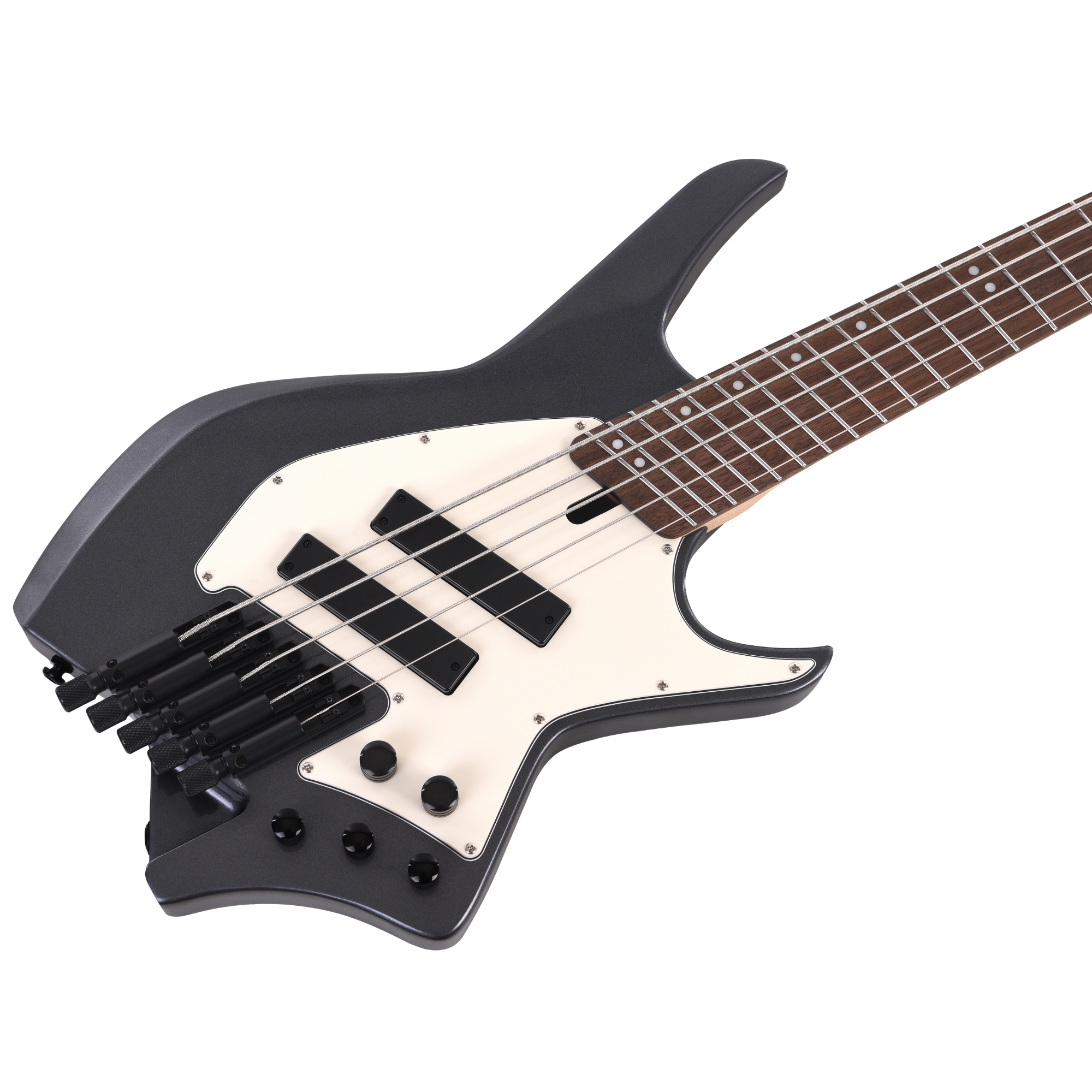 Hex NB505G GMG GUNMETAL GRAY Headless bass 5 string SS frets