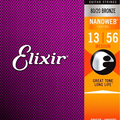 Elixir 8020 Bronze Nanoweb Light 13-56