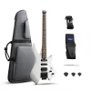 Donner HLX 500 Headless Electric Guitar White
