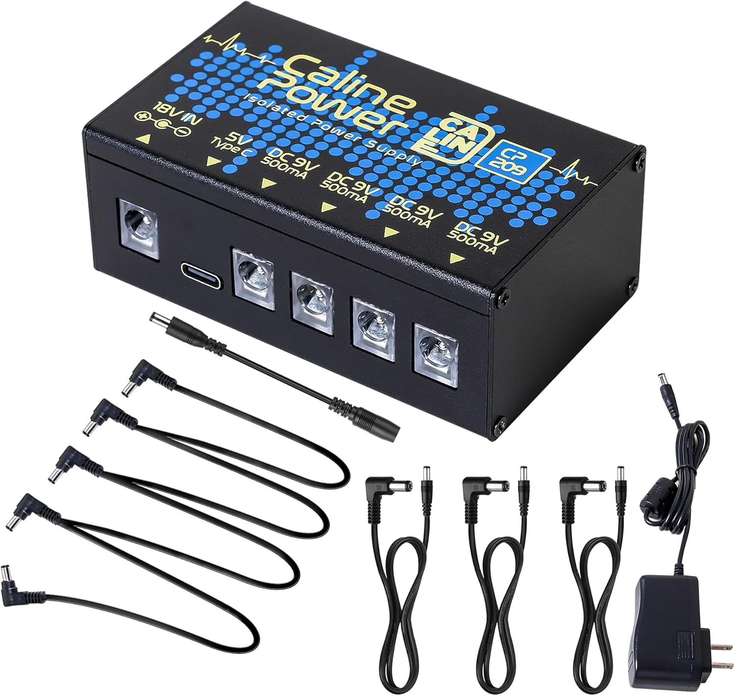 Caline CP-209 Mini Fully Isolated Pedalboard Power Supply