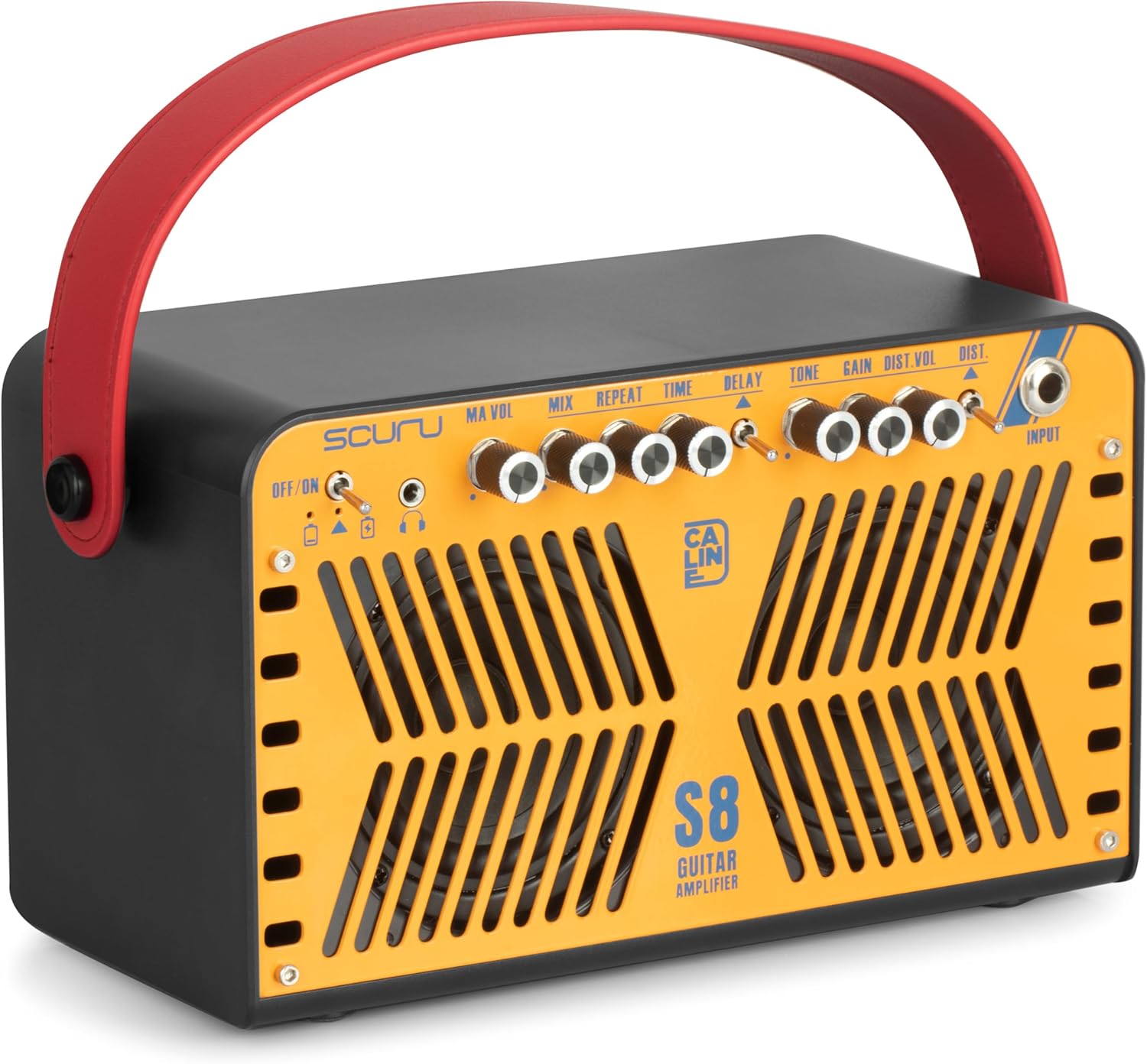 Caline Scuru S8G Portable Guitar Amplifier 20W with Bluetooth  Effects