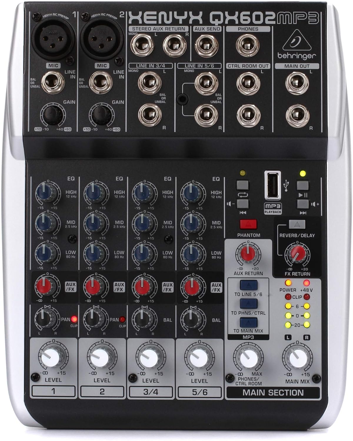 BEHRINGER XENYX QX602MP3