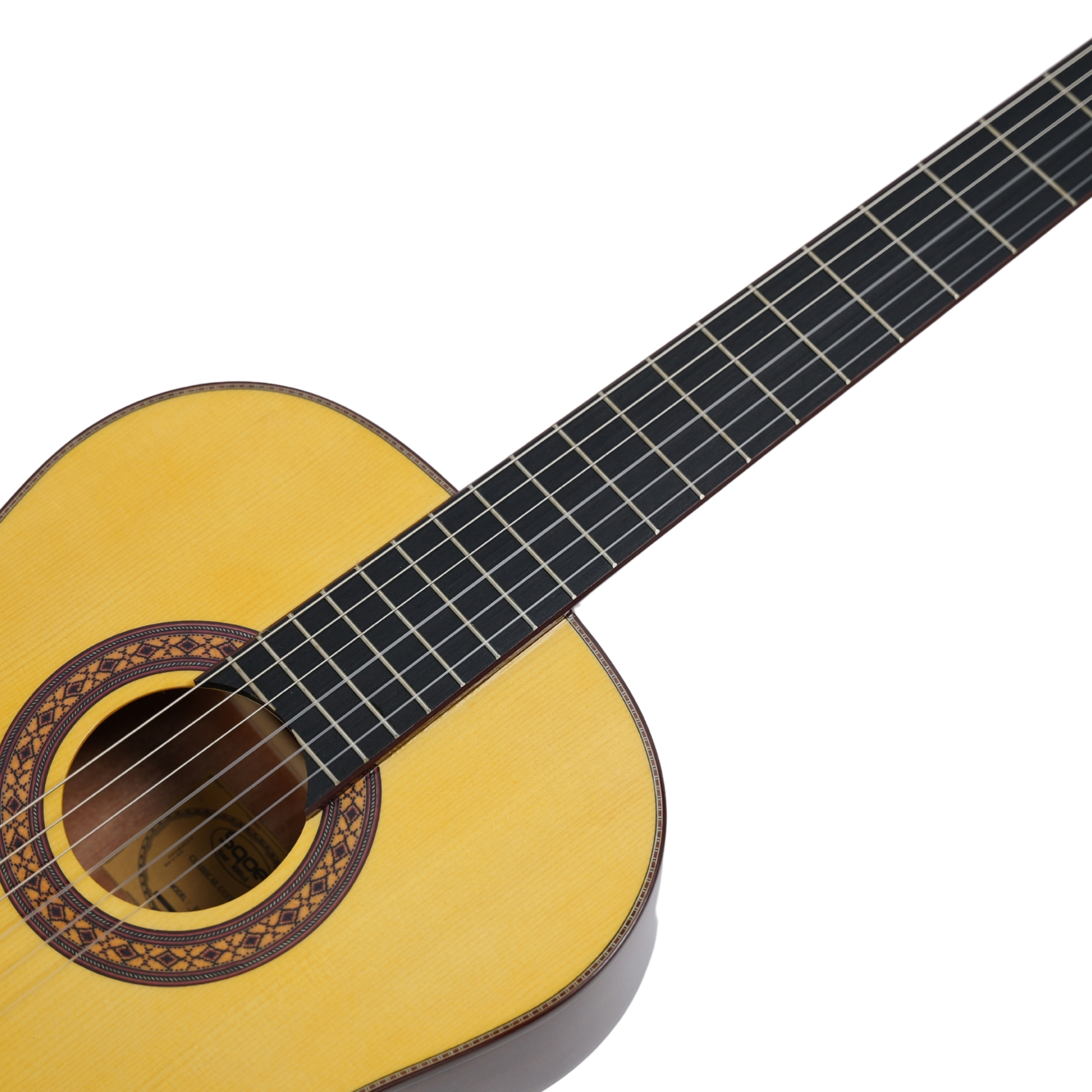 SQOE EC3968 Spruce Vintage Yellow Classical Guitar