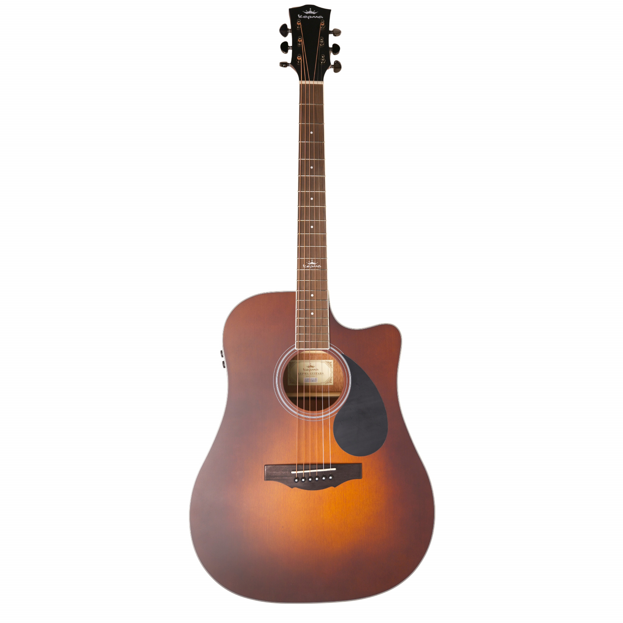 Kepma D1CE PRO TRANS K10- Semi acoustic Guitar- Crimson satin