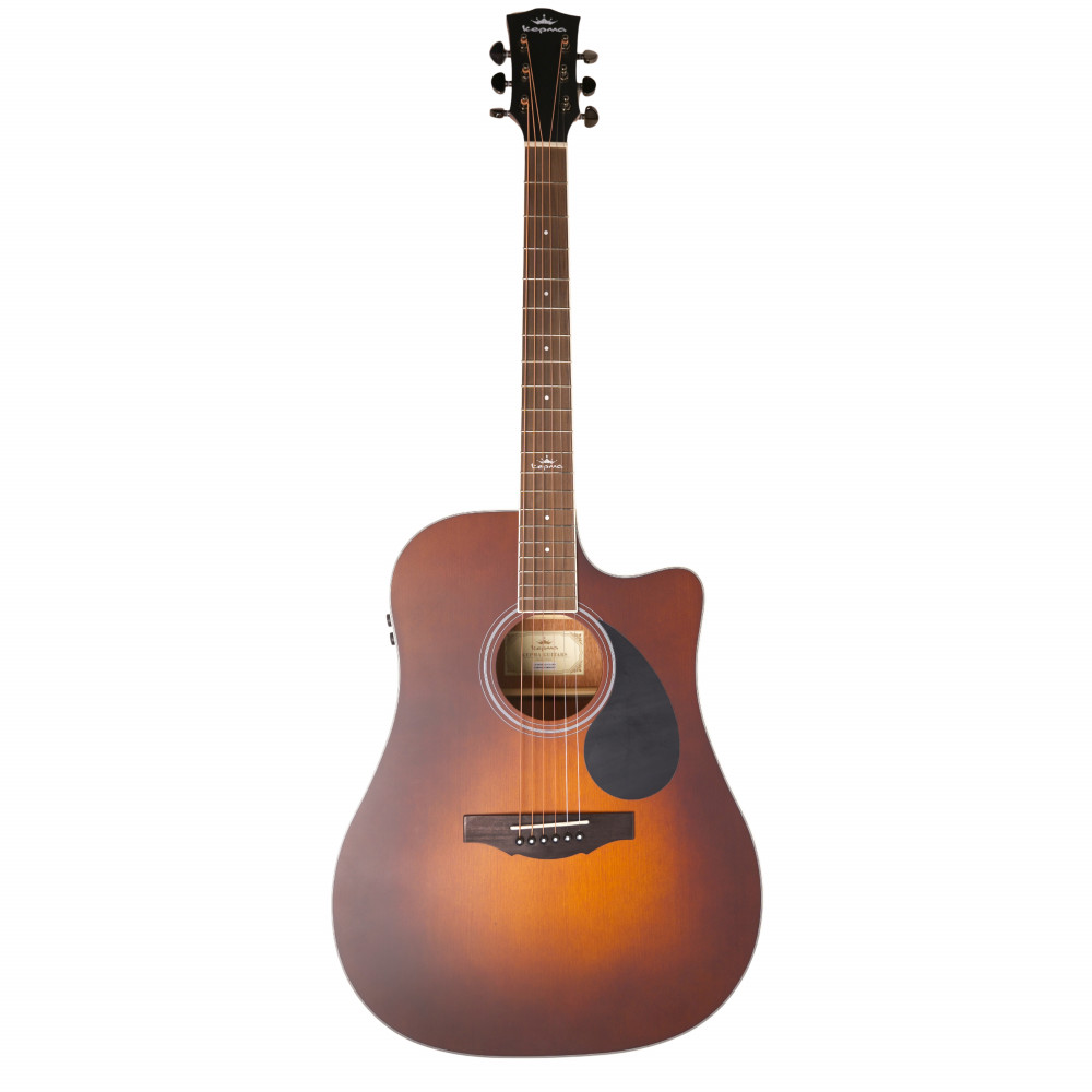 Image of Kepma D1CE TRANS K10- Semi acoustic Guitar-  Crimson satin