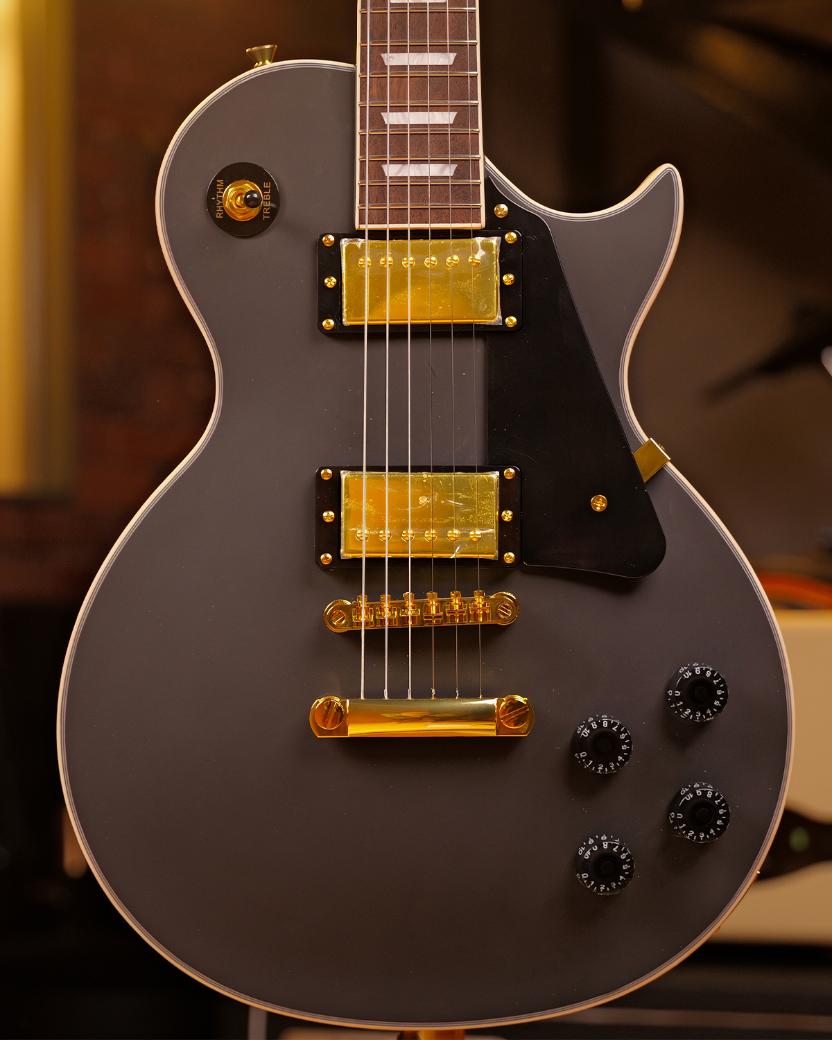 Strydom Fatboy FB30 Carbon Gold Les Paul Style Alnico V