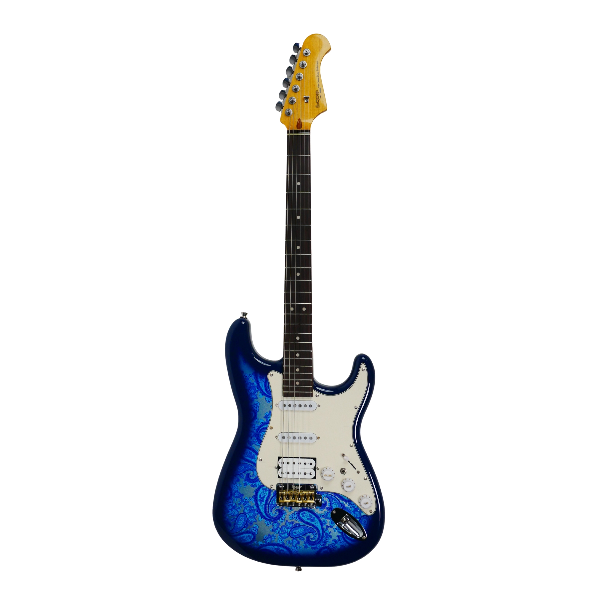 SQOE SEST1100 HSS - PAISLEY BLUE HARDCASE WITH KIT