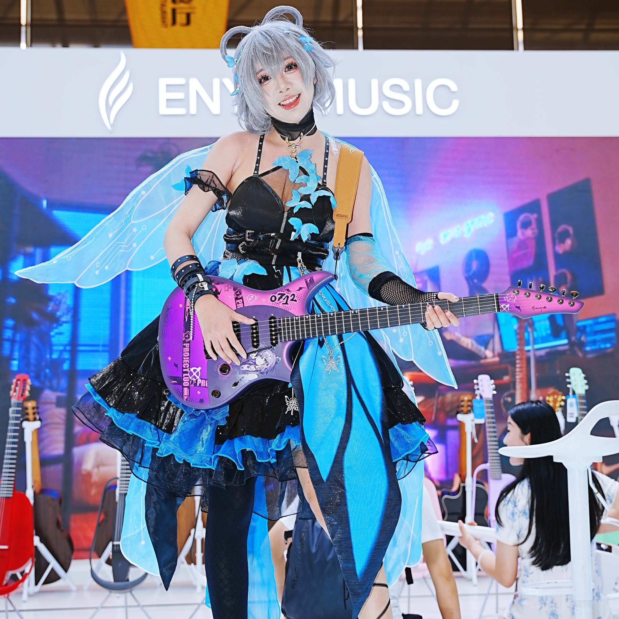 Enya Nova Inspire series Luo Tianyi smart electric guitar exclusive thickened bag Type-C charging cable