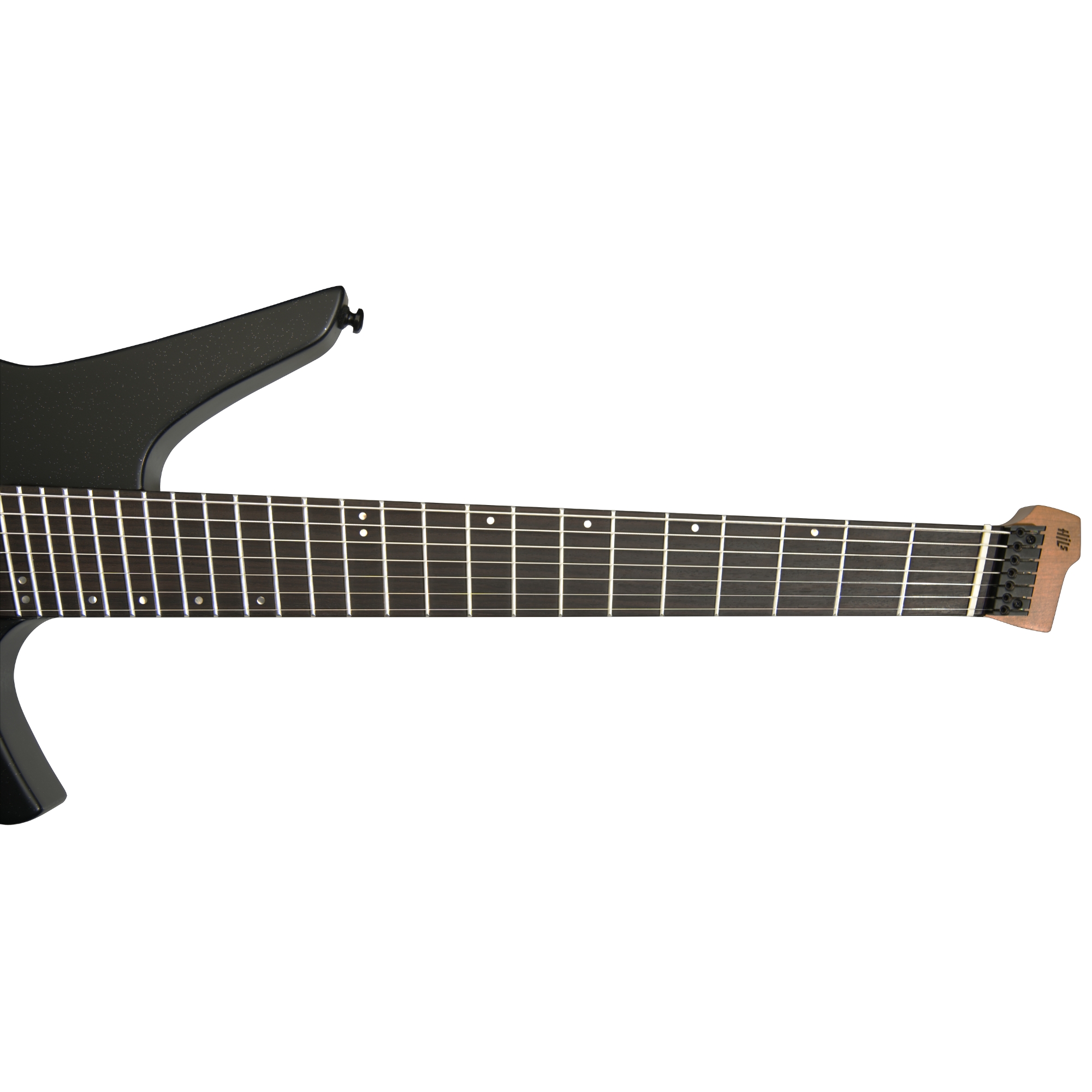 HEX Z507GB  GALAXY BLACK Z SERIES - 7 STRING STAINLESS STEEL FRETS