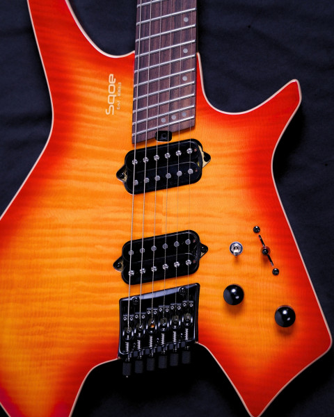 SQOE Custom Headless Bridge - SQOE SEWT998 Honey-Orange Sunset