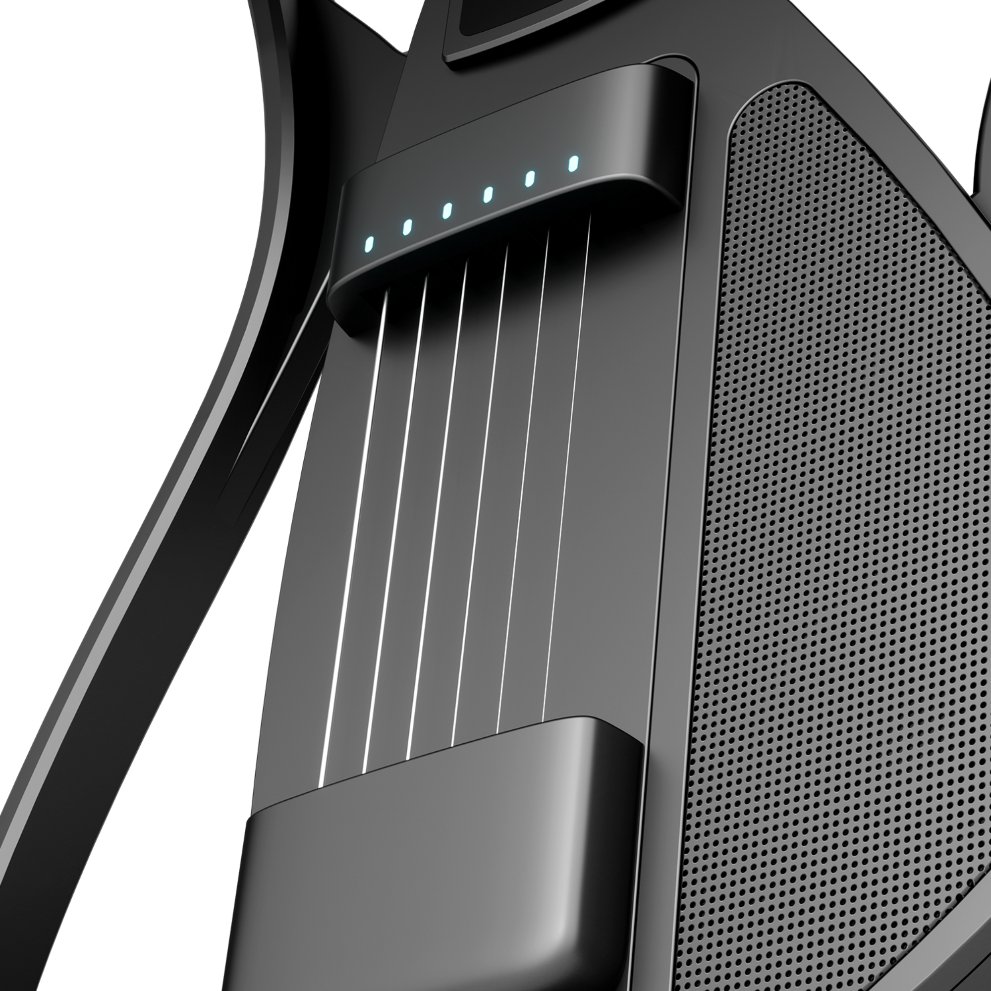 Enya CYBER-G Pick model Stringless Smart Guitar Foldable Travel Backing Guitar Built-in Drum Machine Bassline 20 instrument Sounds for One-Man Band App Interactive Chord Sheets For Adults Teens Black