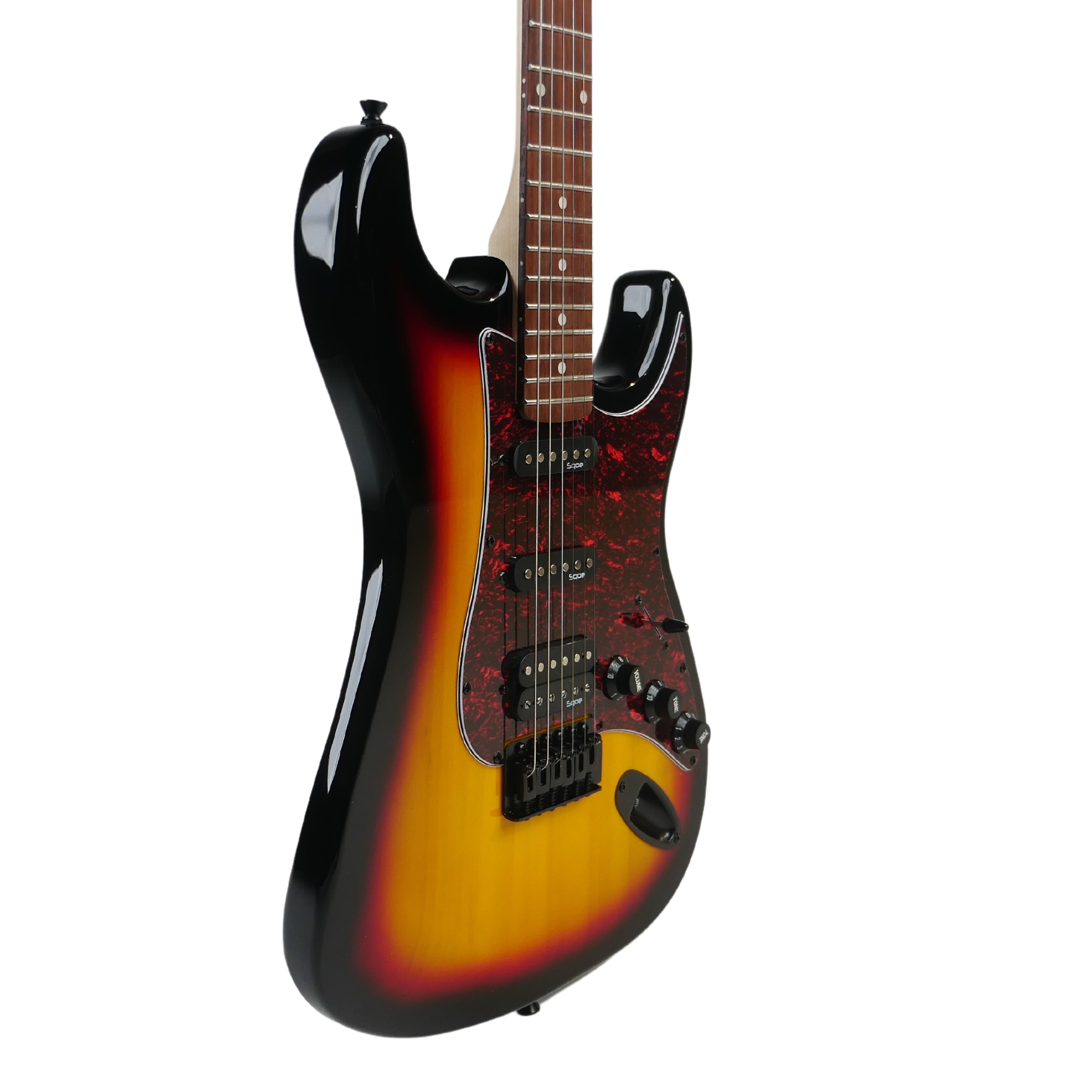 SQOE SEST230 AUTUMN BURST SB HSS Electric guitar