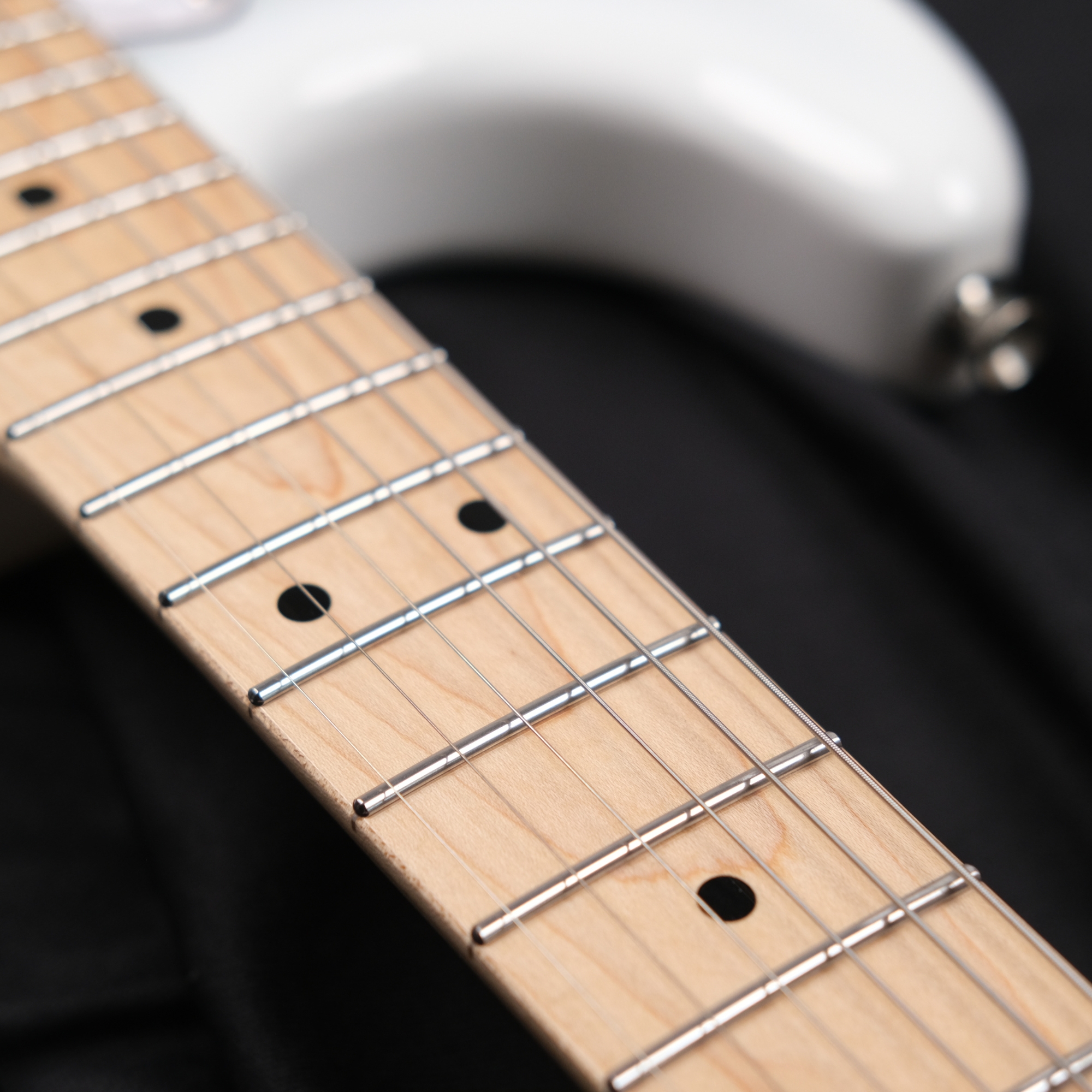 SQOE SEST699 alnico 5 HSS Quilted maple top - Frost blue quilt