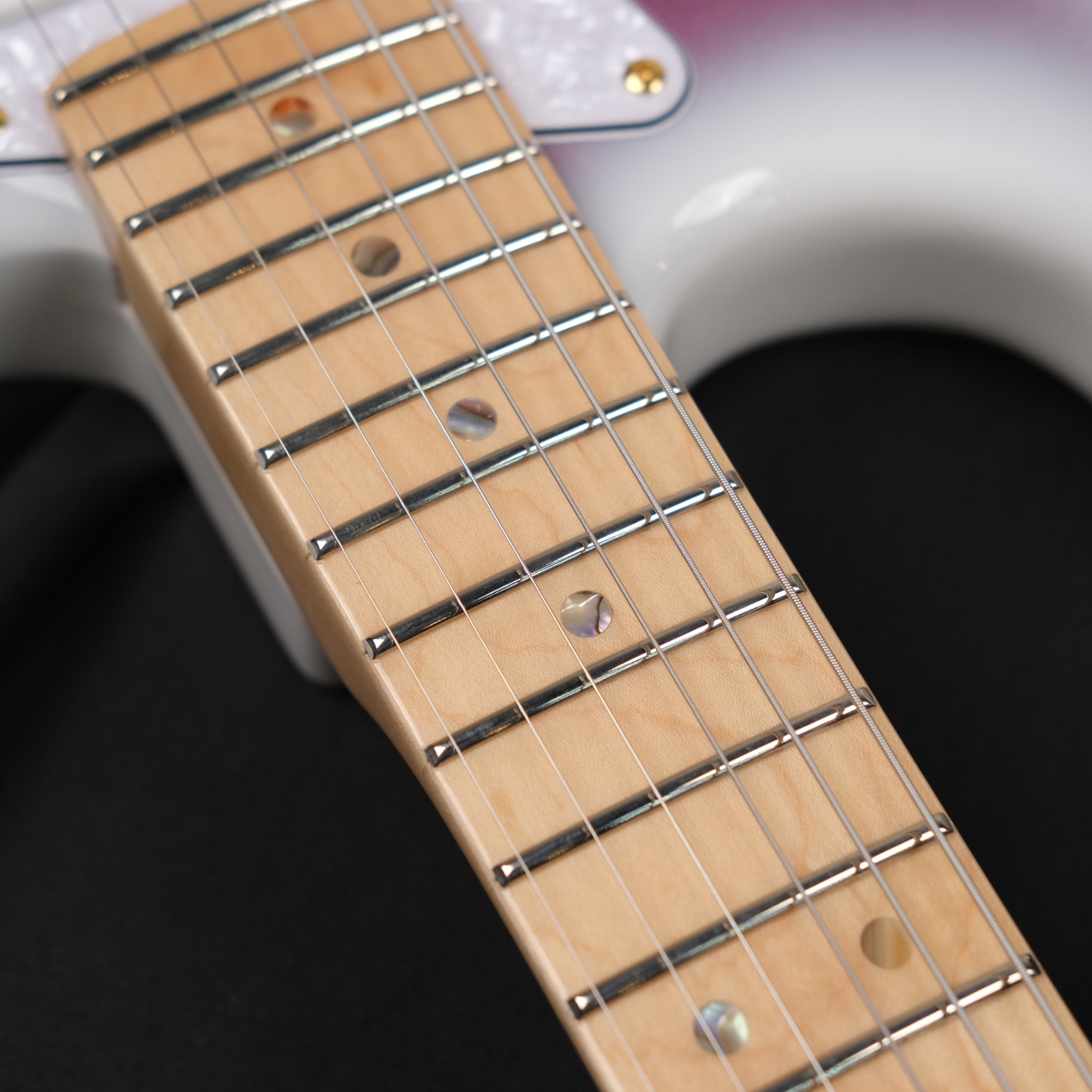 SQOE SEST900 alnico 5 HSS Flame maple top - purple haze