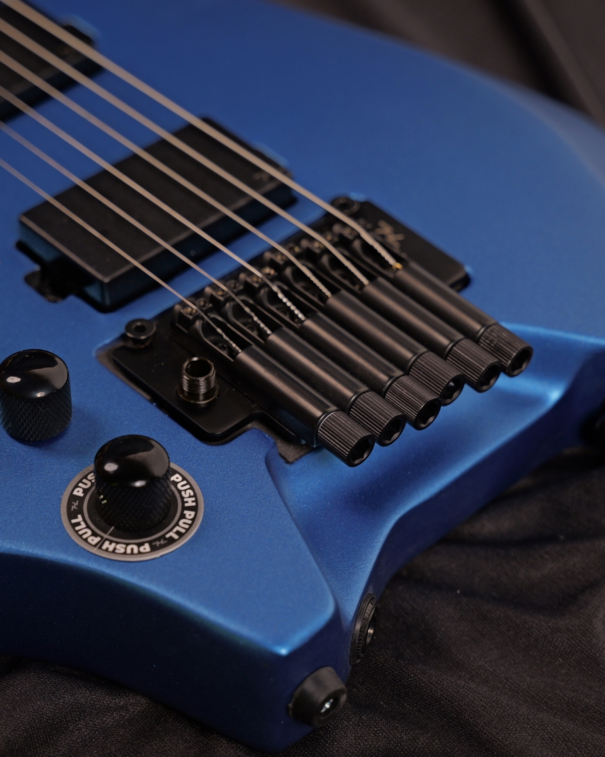 HEX N500L S LEFTY MEB METALLIC ELECTRIC BLUE NEXT SERIES - STAINLESS STEEL FRETS