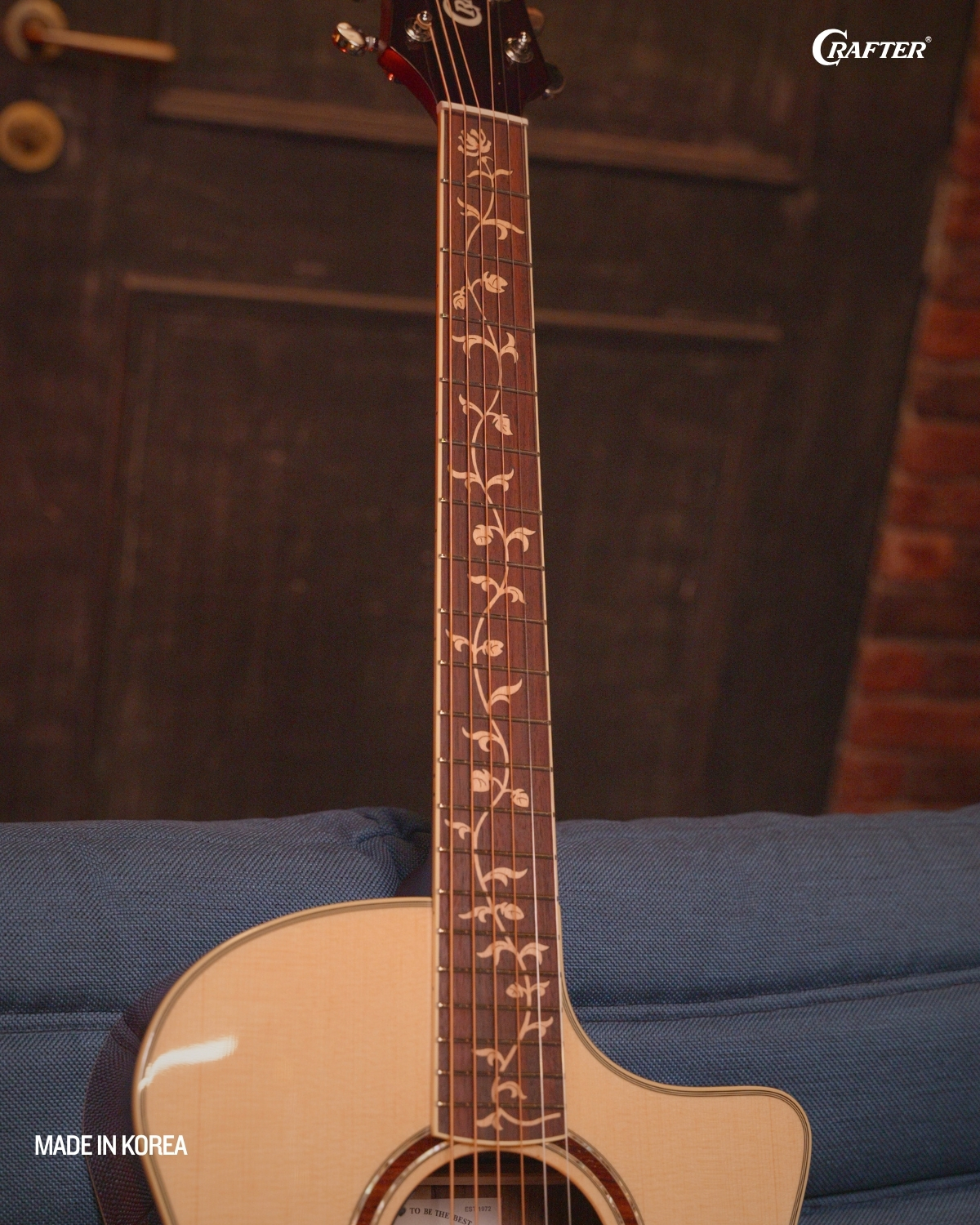 Crafter STG G28CE Acoustic Electric Guitar Stage Ready Performance Guitar
