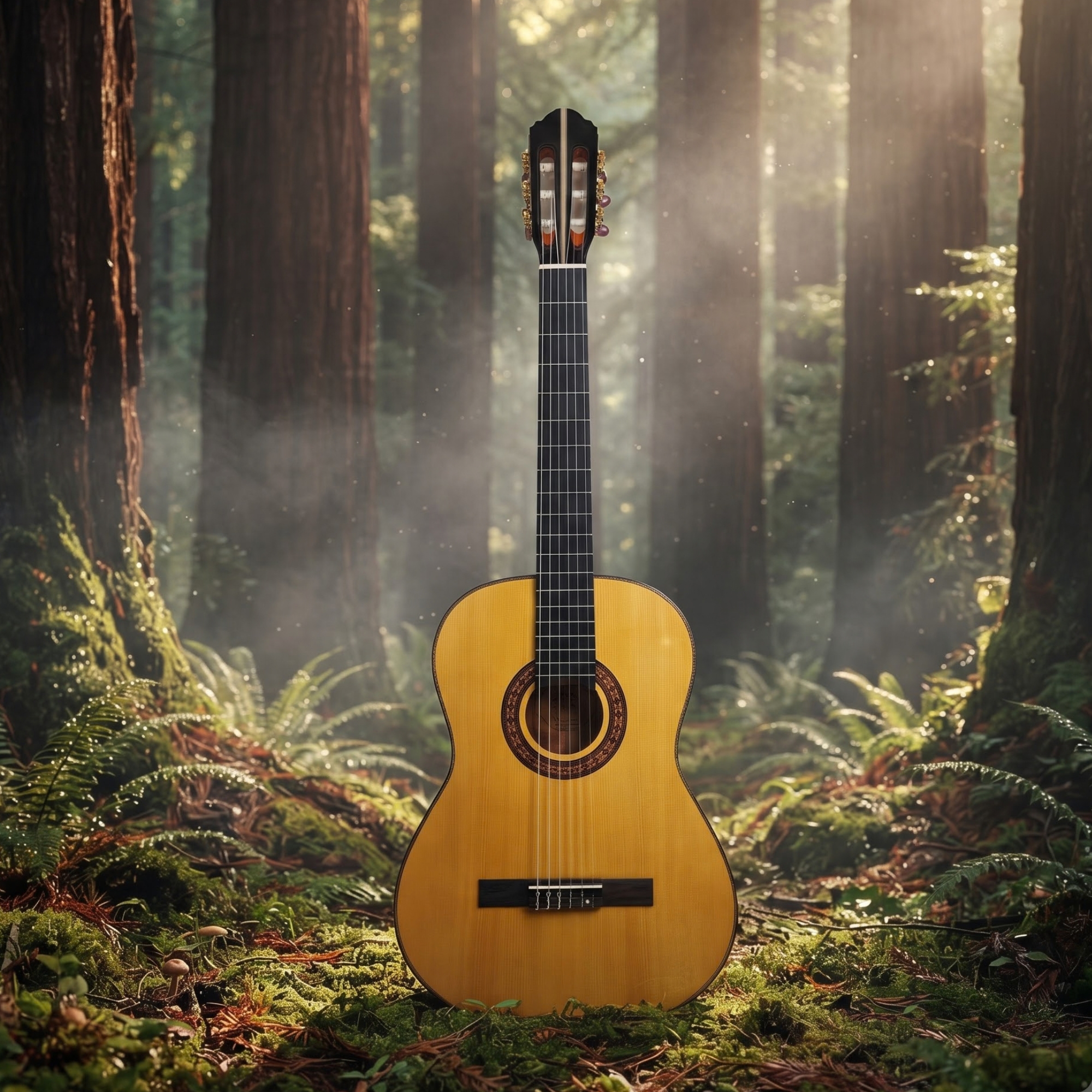 SQOE EC3968 Spruce Vintage Yellow Classical Guitar