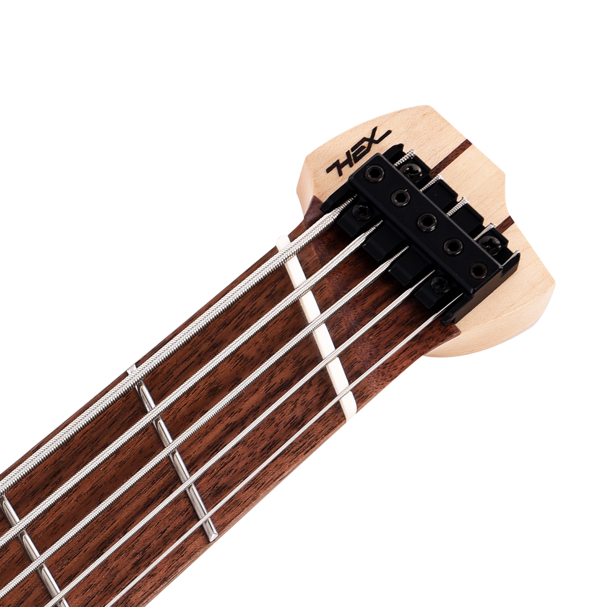 HEX NB505G Metallic Rose Gold Headless Bass  5-String Multiscale