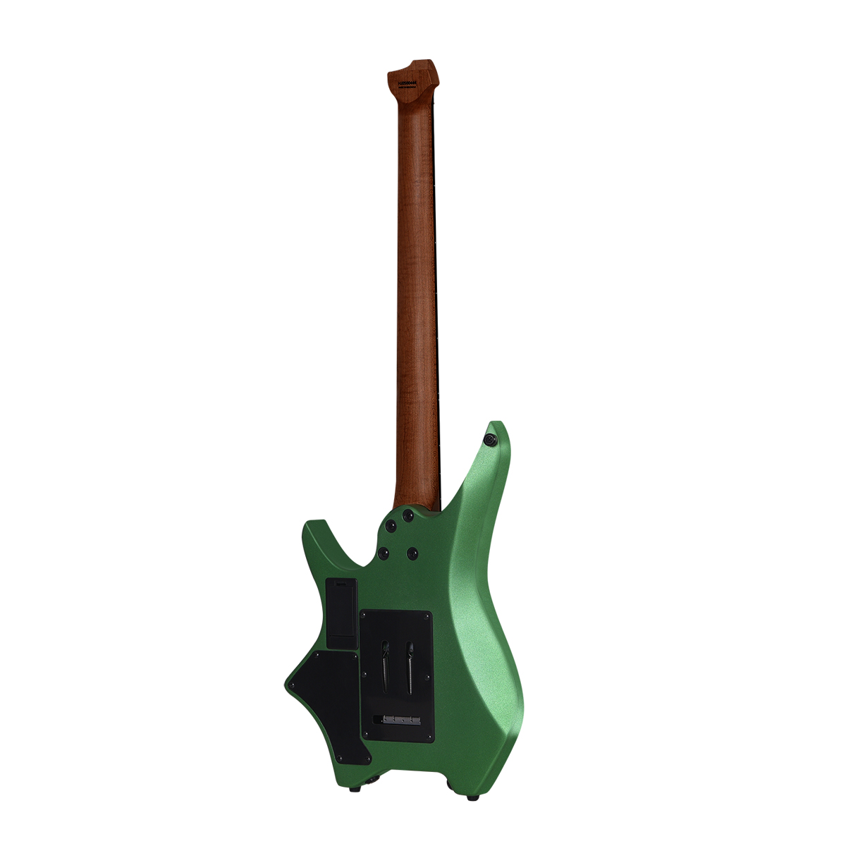 HEX N500S Headless Guitar Metallic Emerald Green Active Pickups Stainless Frets