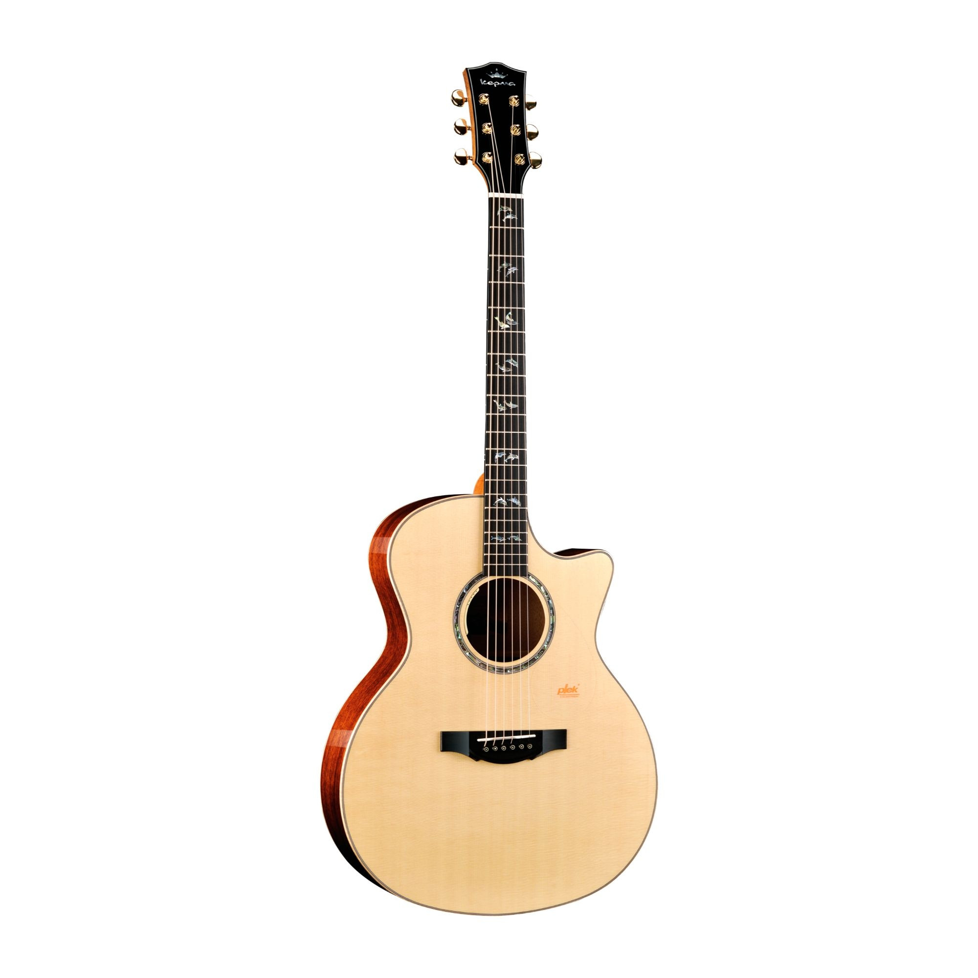 Kepma A1E GA All Solid Grand auditorium cutaway shape guitar with Lr baggs stage pro anthem pick up