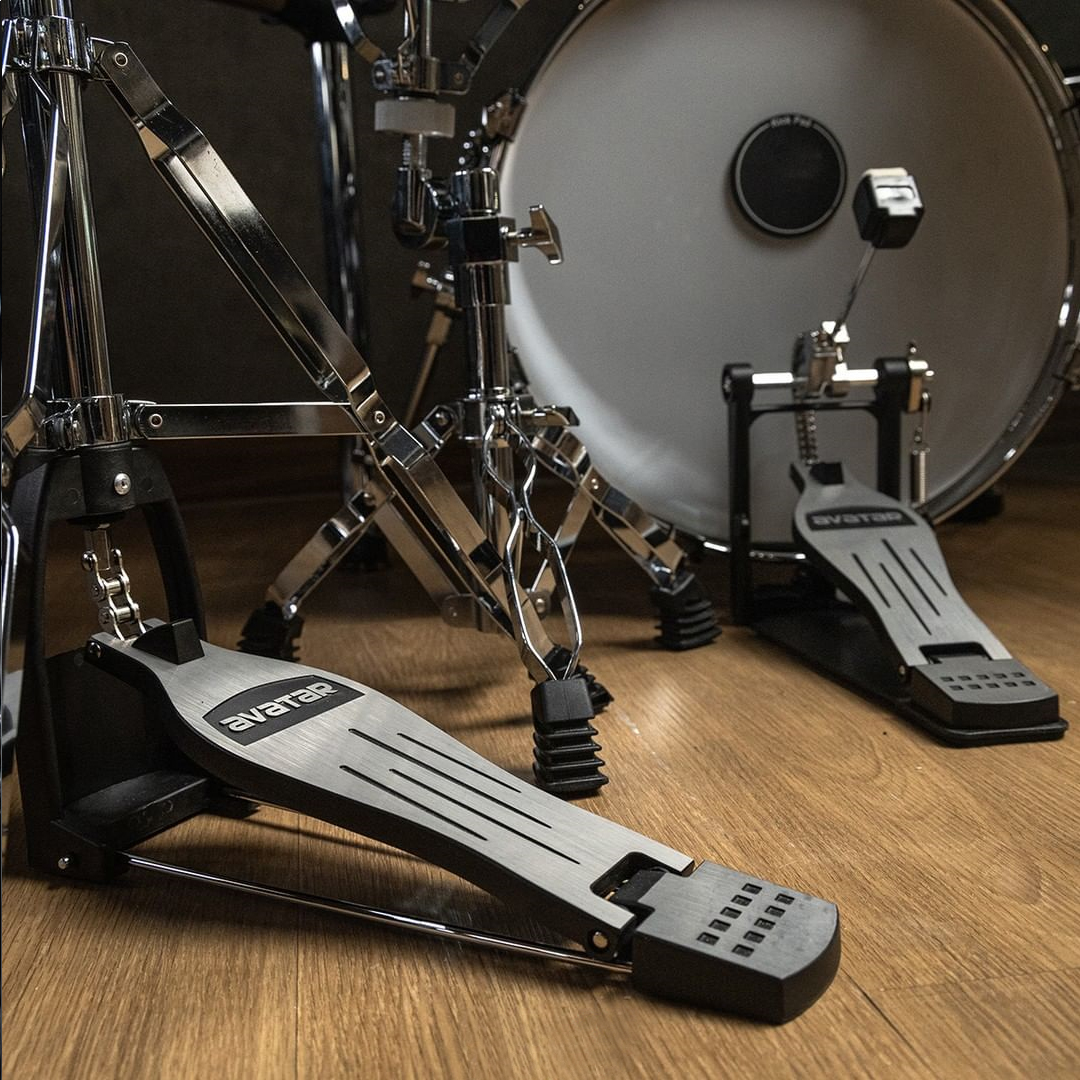 Avatar A51 Professional 9-Piece Mesh Kit Electric Drum Set with Shell 5PC Drum Pad 4PC Cymbal Pad