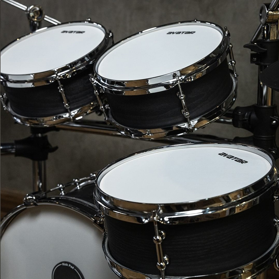 Avatar A51 Professional 9-Piece Mesh Kit Electric Drum Set with Shell 5PC Drum Pad 4PC Cymbal Pad